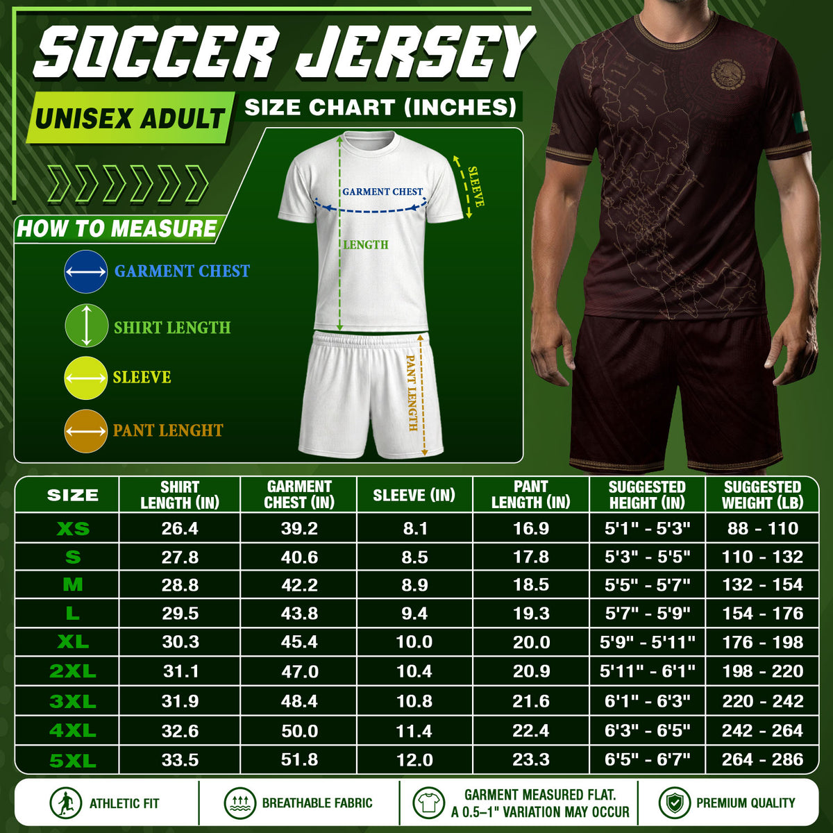Mexico Burgundy Map Design Aztec Heritage Pride Soccer Jersey