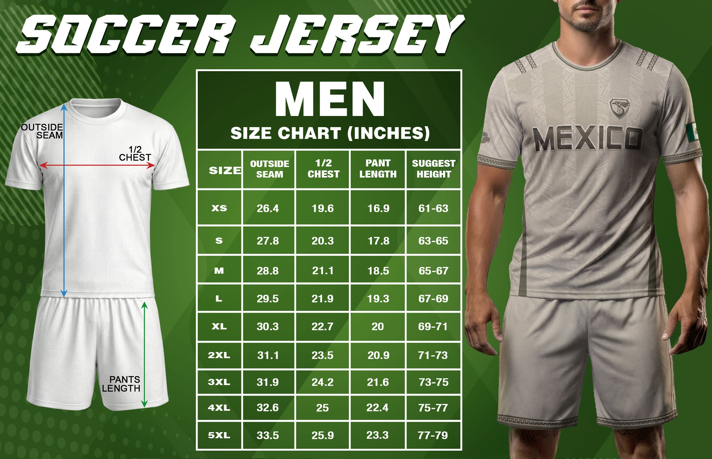 Camiseta de fútbol premium con emblema de águila azteca verde y dorado de México