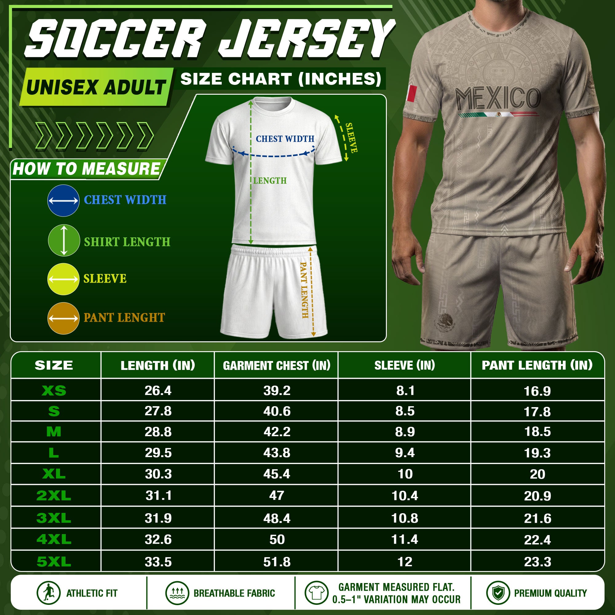 Mexico Soccer Jersey Beige Aztec Calendar Mexican Football Fan Shirt Tee
