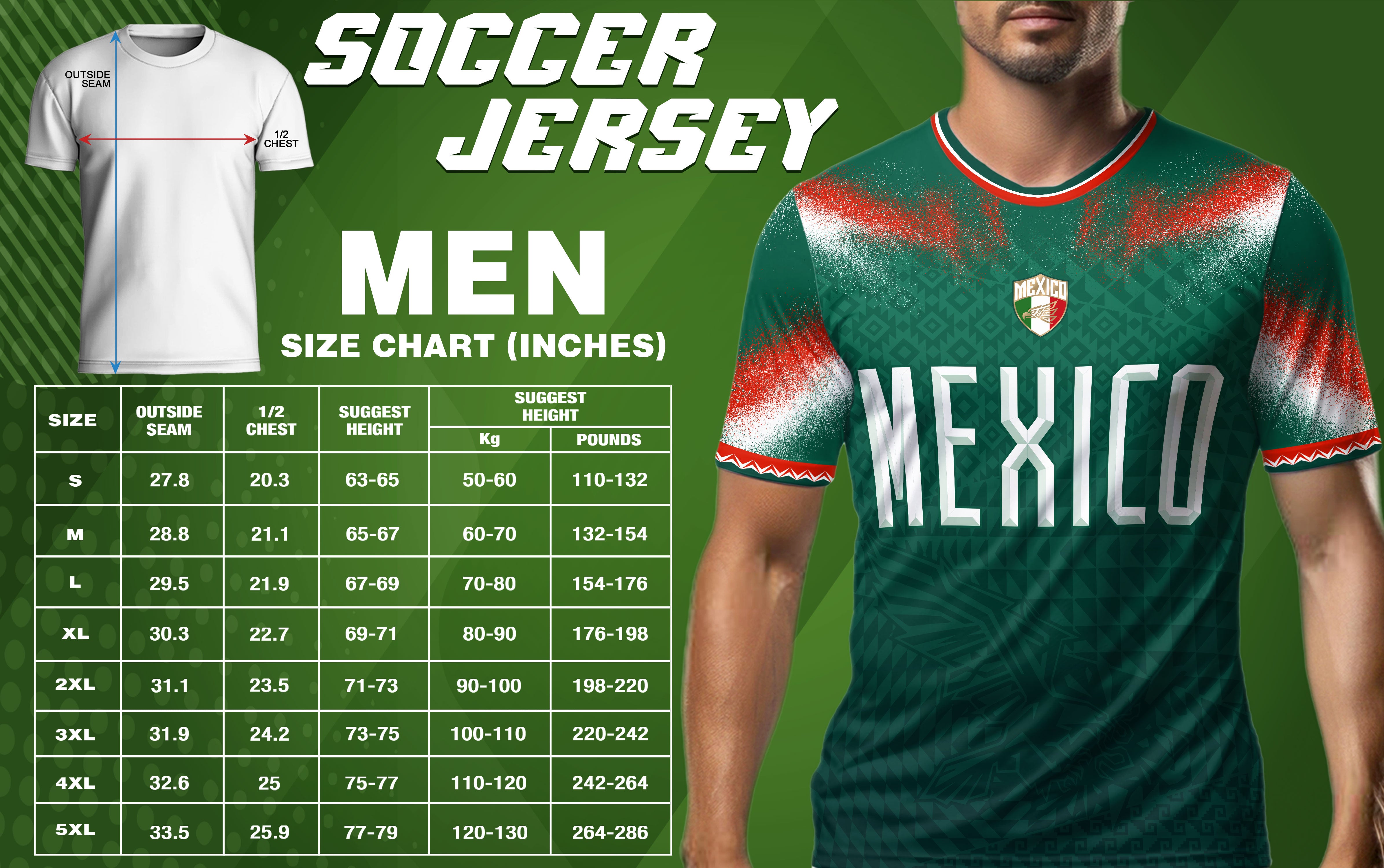 Camiseta de fútbol premium con emblema de águila azteca verde y dorado de México
