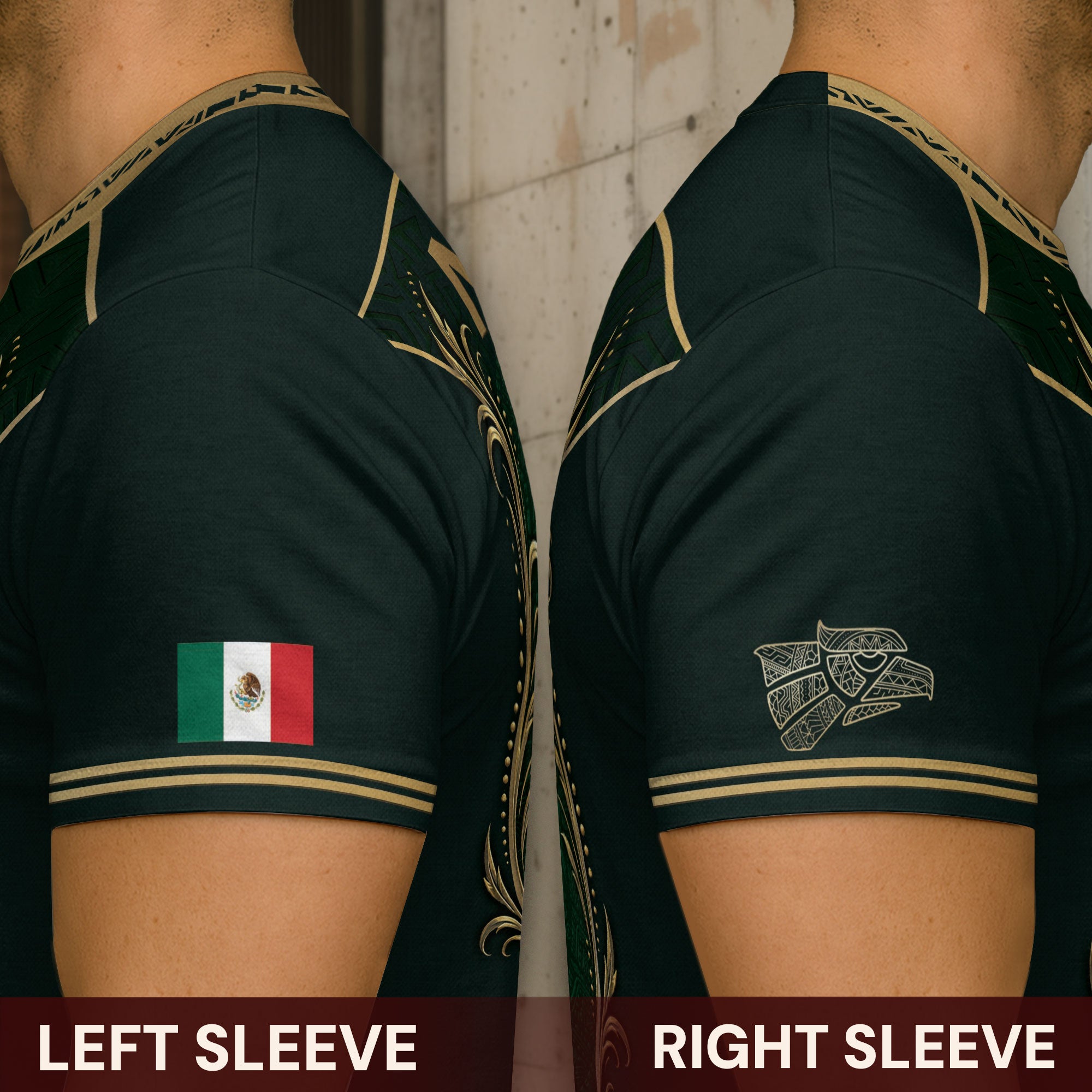 Mexico T-Shirt Sugar Skull Calavera Eagle Mexican Flag Graphic Tee Shirt Tops