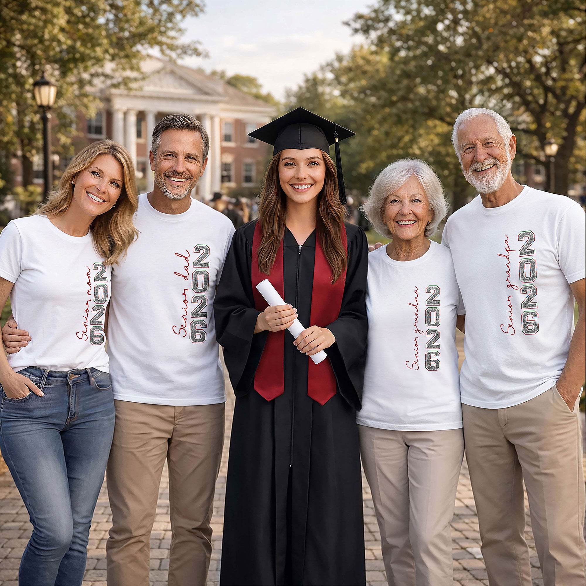 Senior Family 2026 Shirt - Custom Graduation Tee Class of 2026