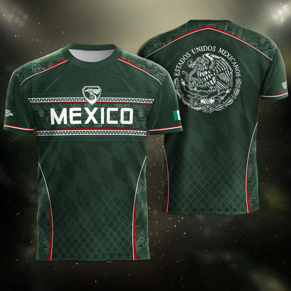 Mexico Soccer Jersey Green National Team Style Football Men Shirt