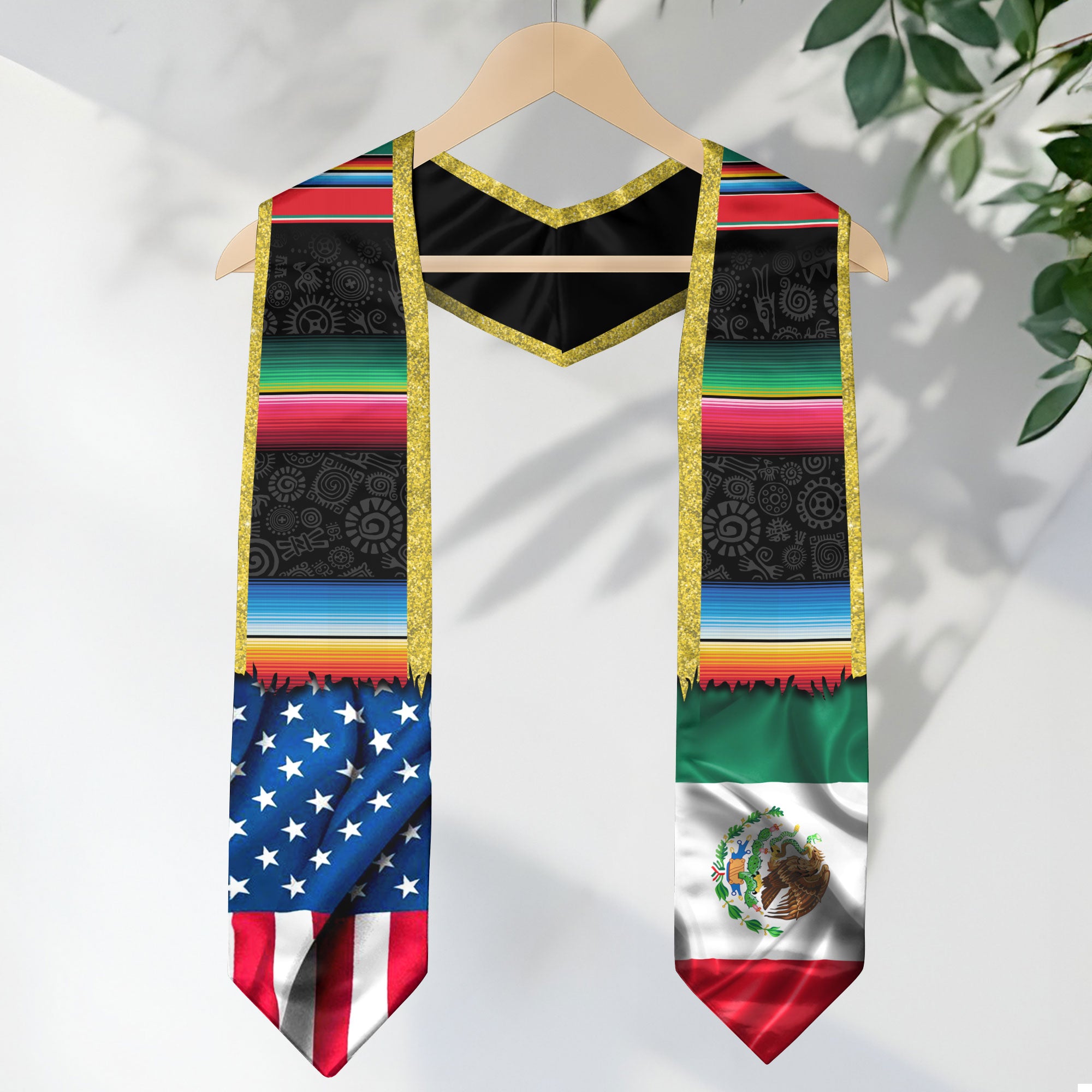 Mexican Graduation Sash 2026, Mexico Stole for Graduate Ceremony