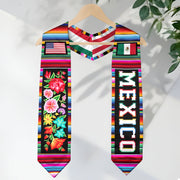 Mexican Class of 2026 Sash, Mexico Graduation Stole for Ceremony, Senior 2026
