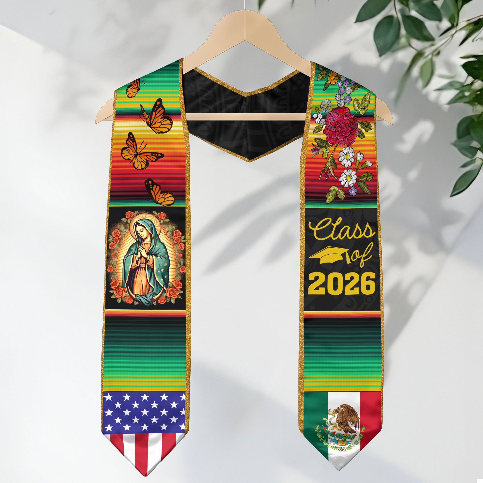 Stole Mexican Mexico 2026, Graduation Sash for High School College