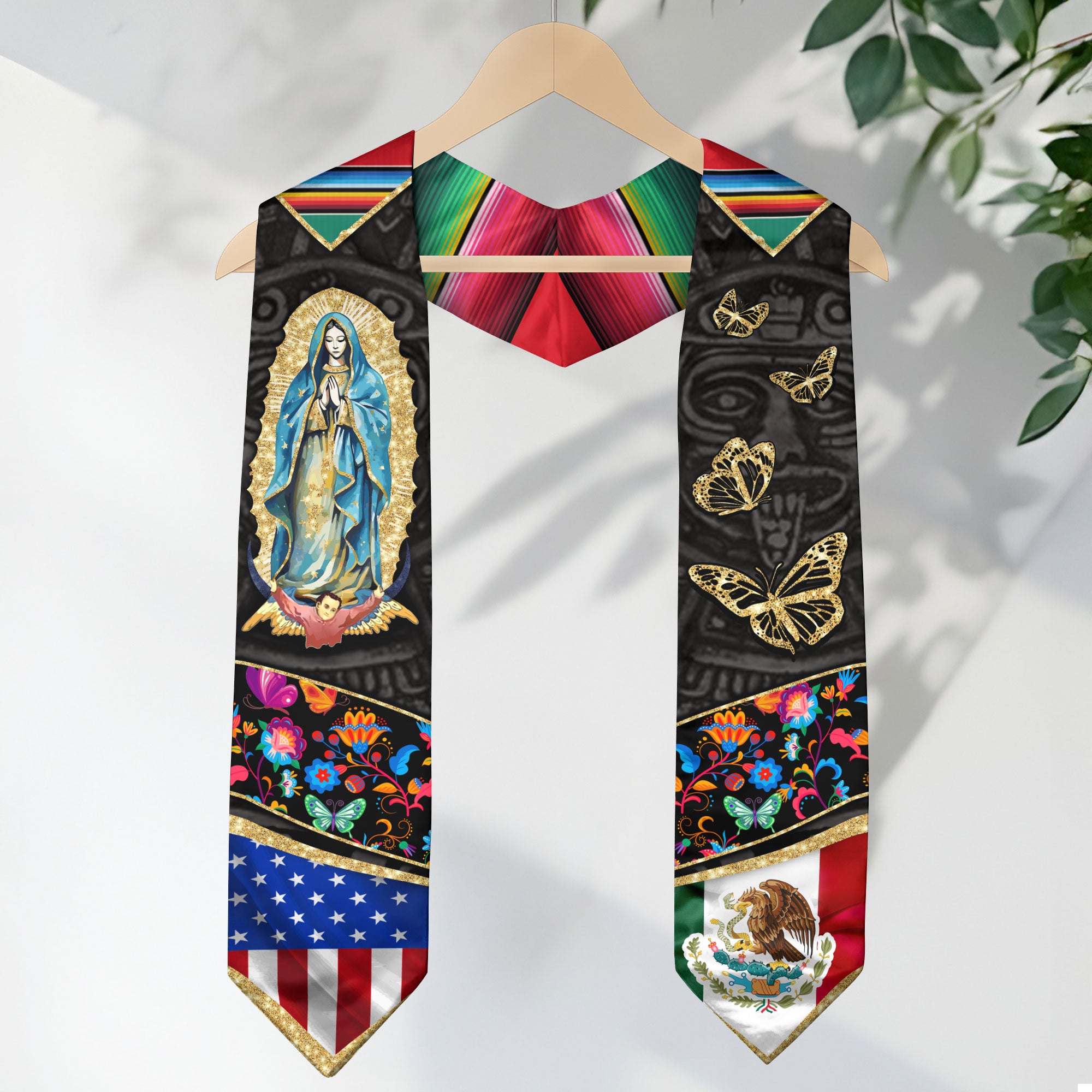 Mexico Mexican Graduation Sash 2026, Stole for Graduate Day