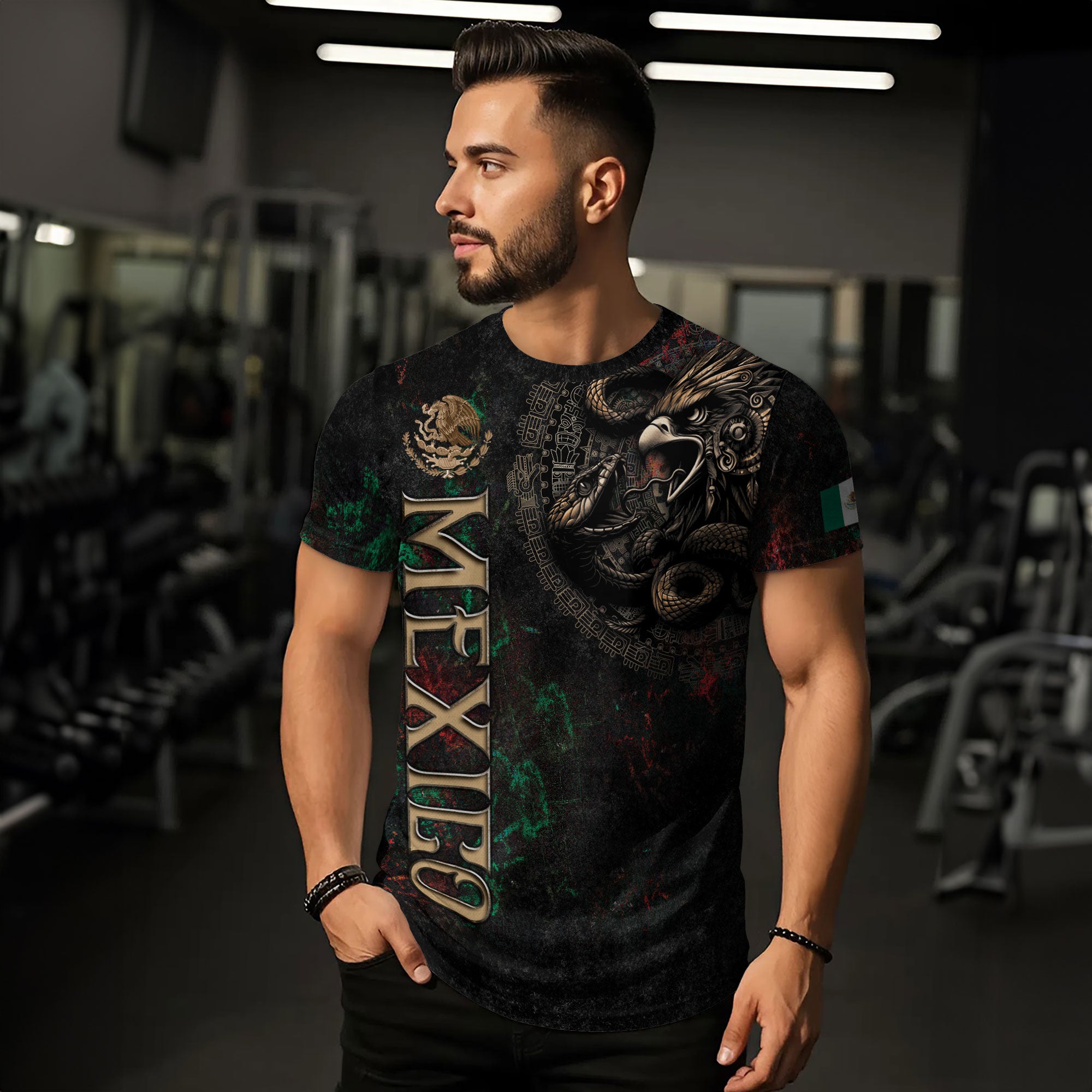 Mexico Eagle Serpent Aztec Heritage Pride Warrior Legacy Culture Shirt