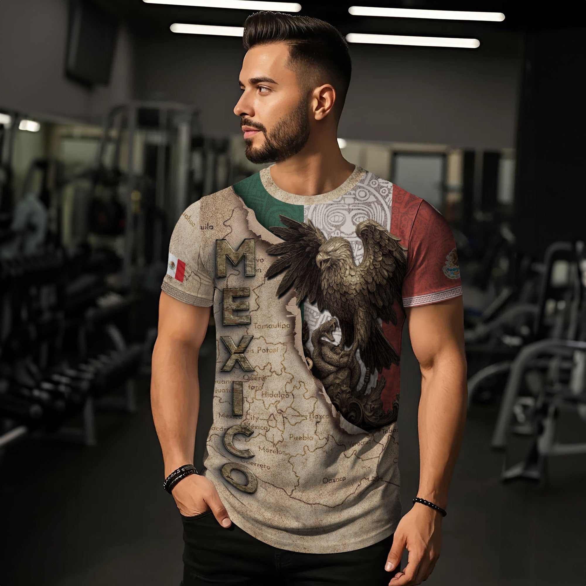 Mexico Flag Eagle Spirit Of The Nation Heritage Pride Shirt