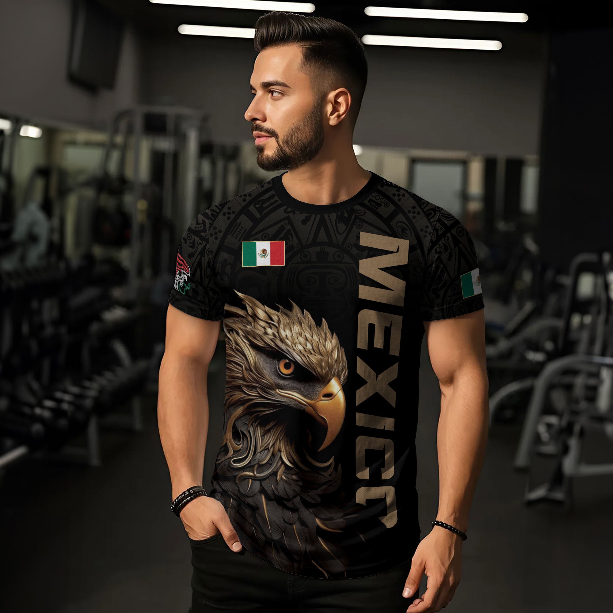 Mexico Aztec Eagle Heritage Pride Warrior Spirit Shirt