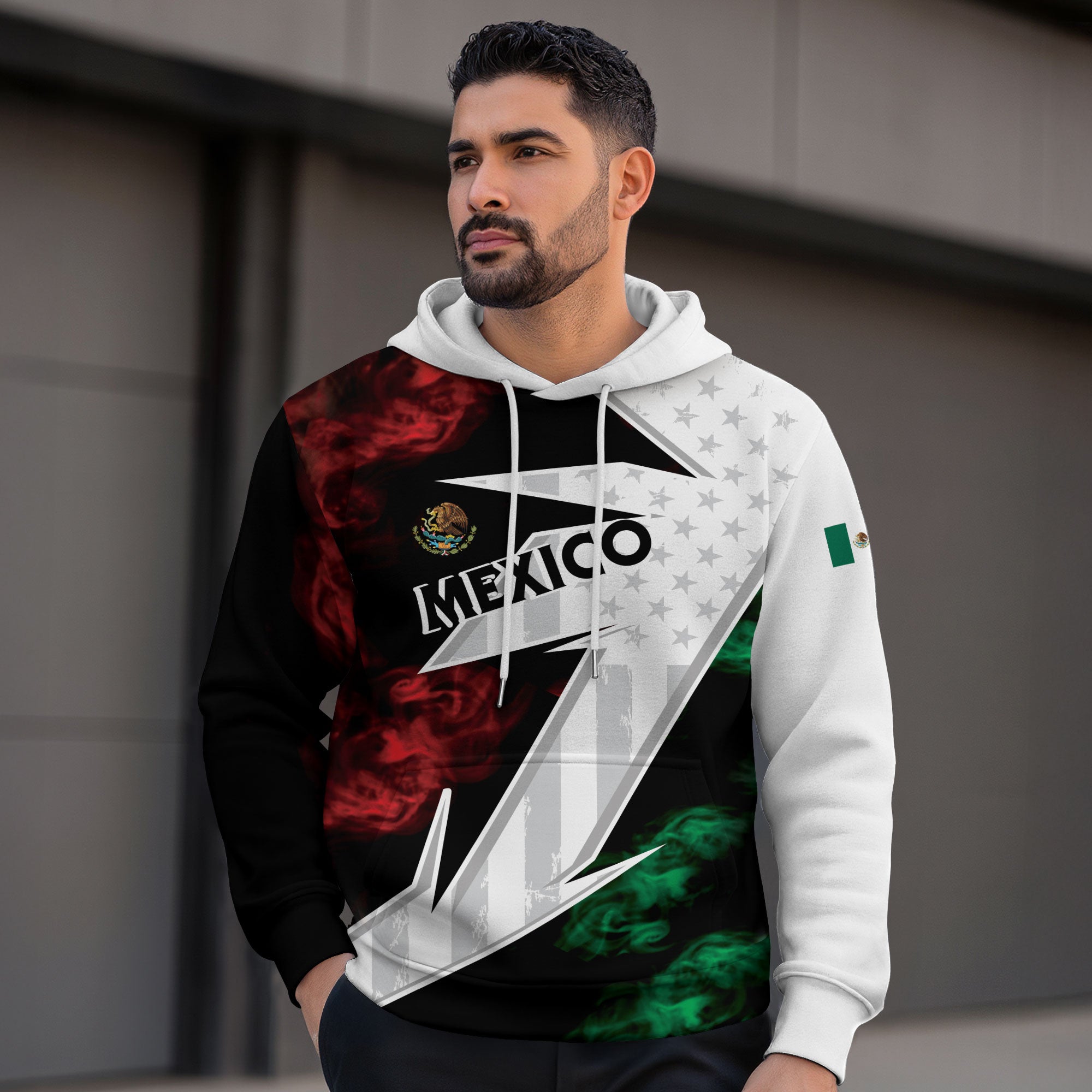 Sudadera con capucha del calendario azteca de piedra solar de México, símbolo antiguo, herencia, orgullo guerrero