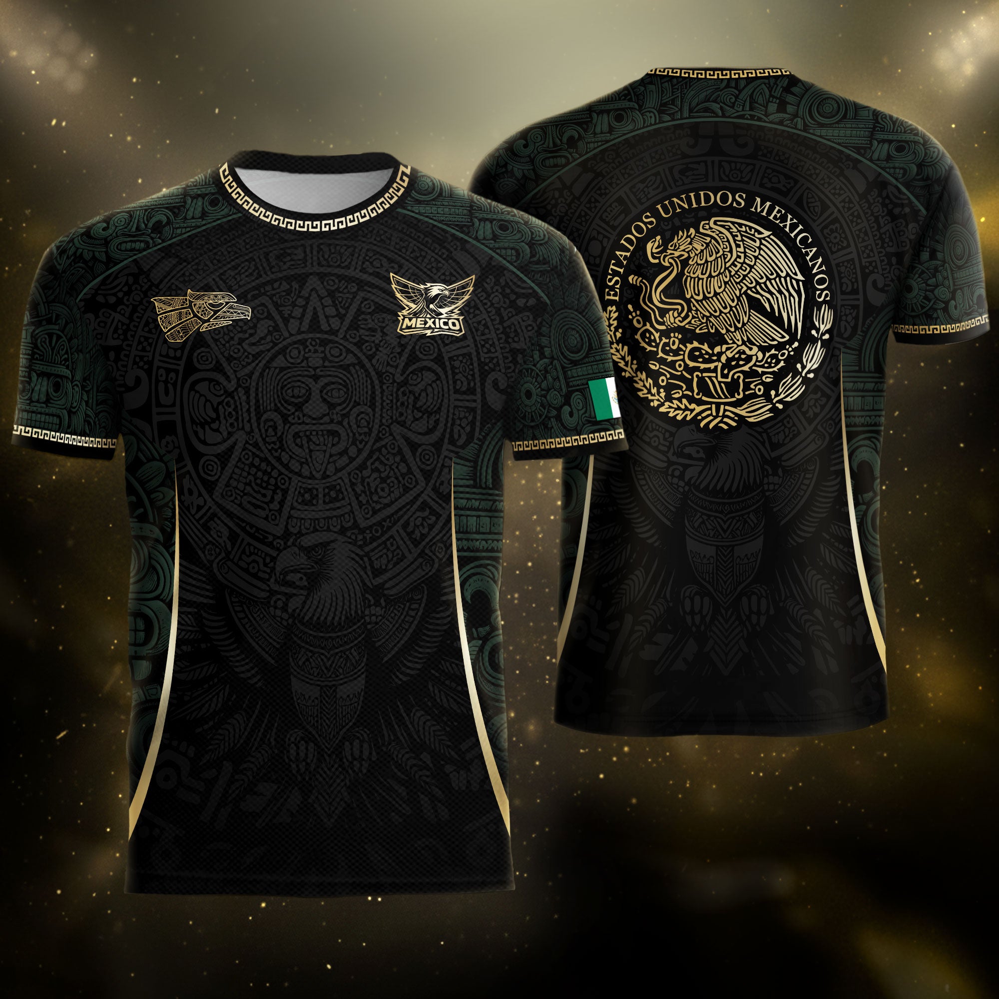 Mexico Heritage Soccer Jersey Green Gold, Cultural Identity and National Pride Wear