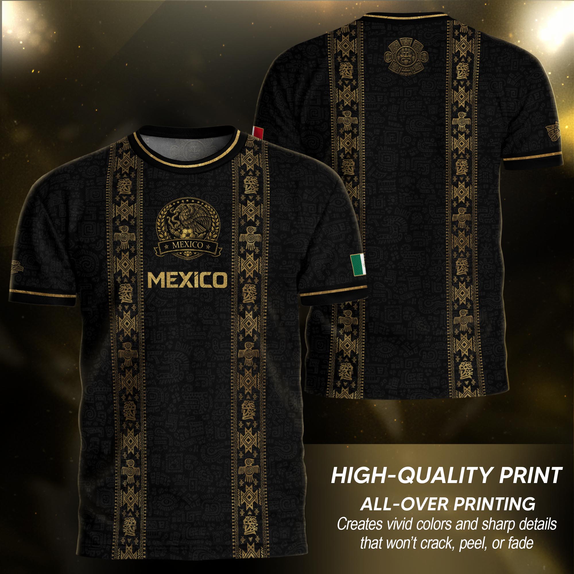 Mexico Soccer Legacy Jersey Black Gold, Inspired by Culture and National Identity