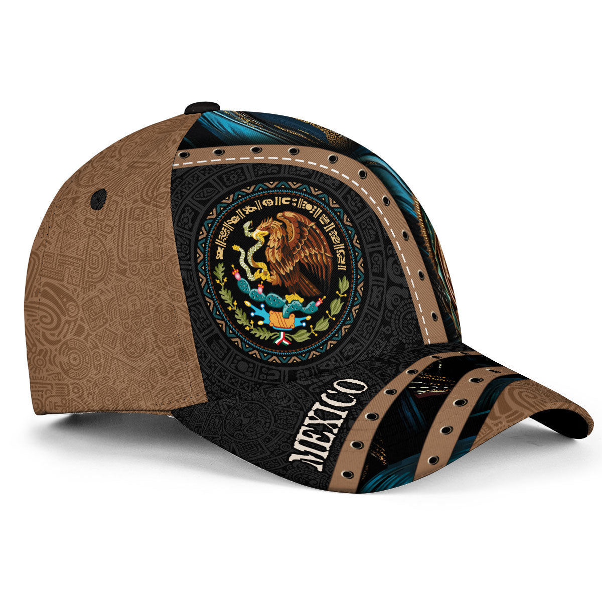 Mexico Guadalupe Virgin Mary Eagle Aztec Heritage Faith Culture Pride Hat