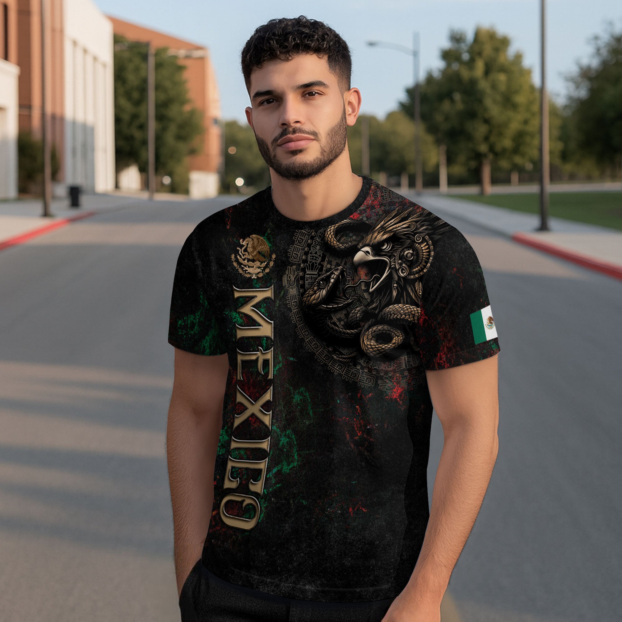 Mexico Eagle Serpent Aztec Heritage Pride Warrior Legacy Culture Shirt