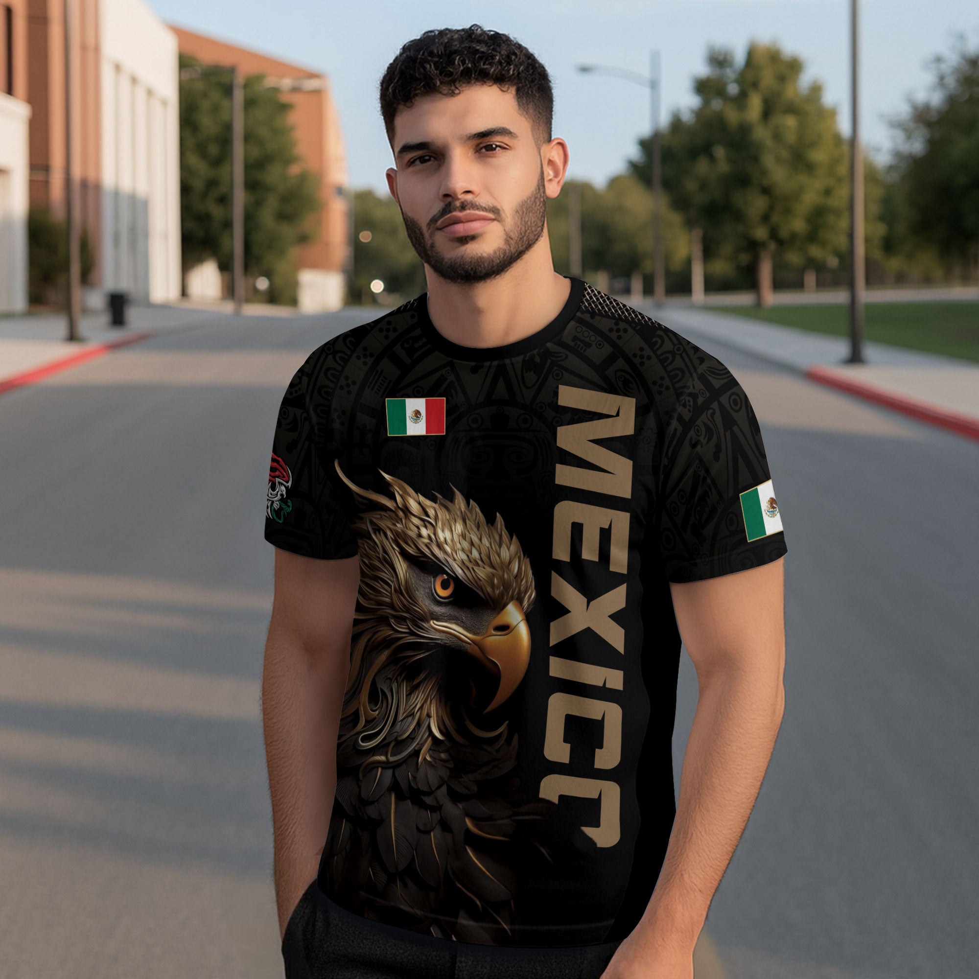 Mexico Aztec Eagle Heritage Pride Warrior Spirit Shirt
