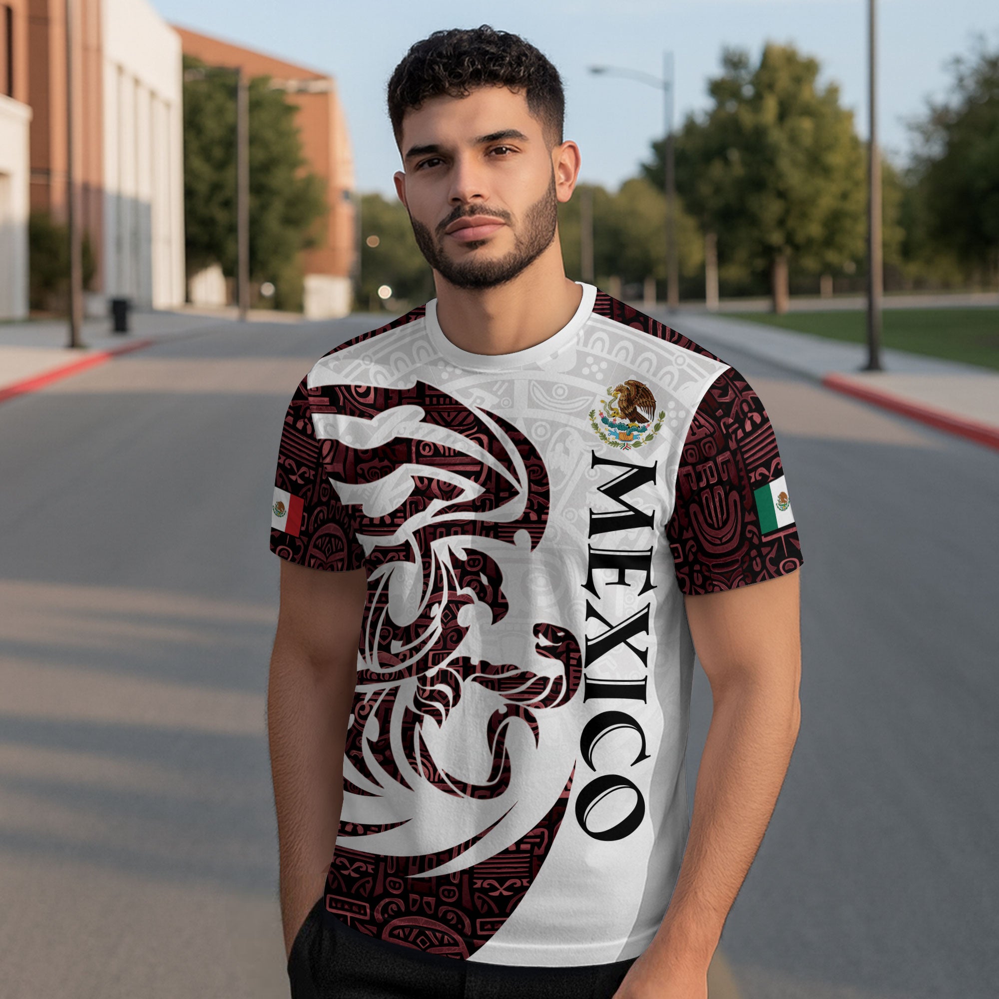 Mexico Aztec Pyramid Heritage Pride Warrior Spirit Shirt