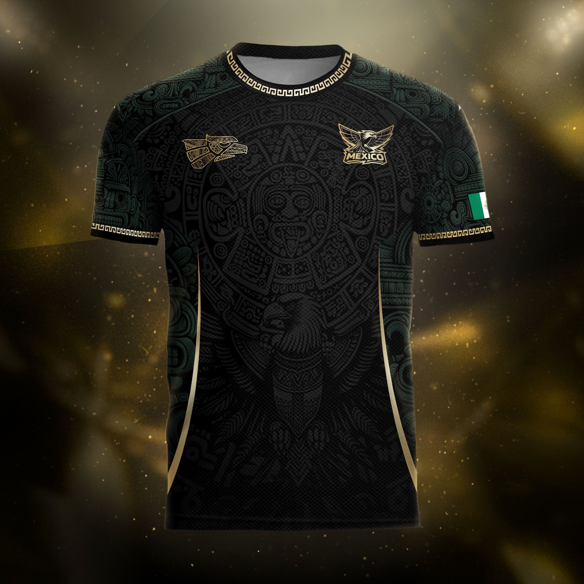 Mexico Heritage Soccer Jersey Green Gold, Cultural Identity and National Pride Wear