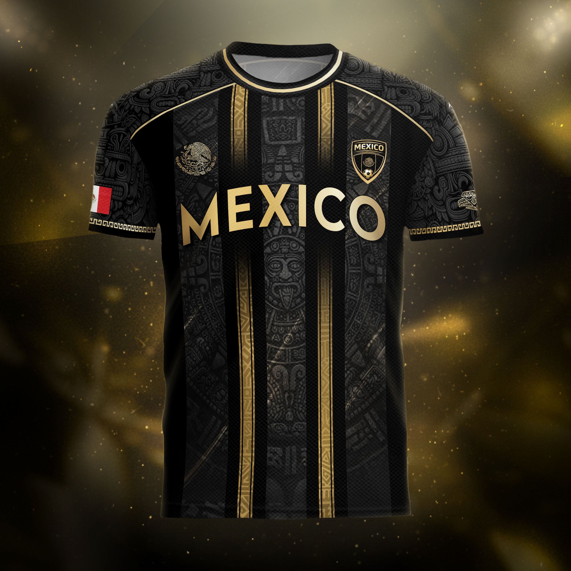 Mexico Soccer Legacy Jersey Gold Black, Tradition, Unity, and Cultural Pride