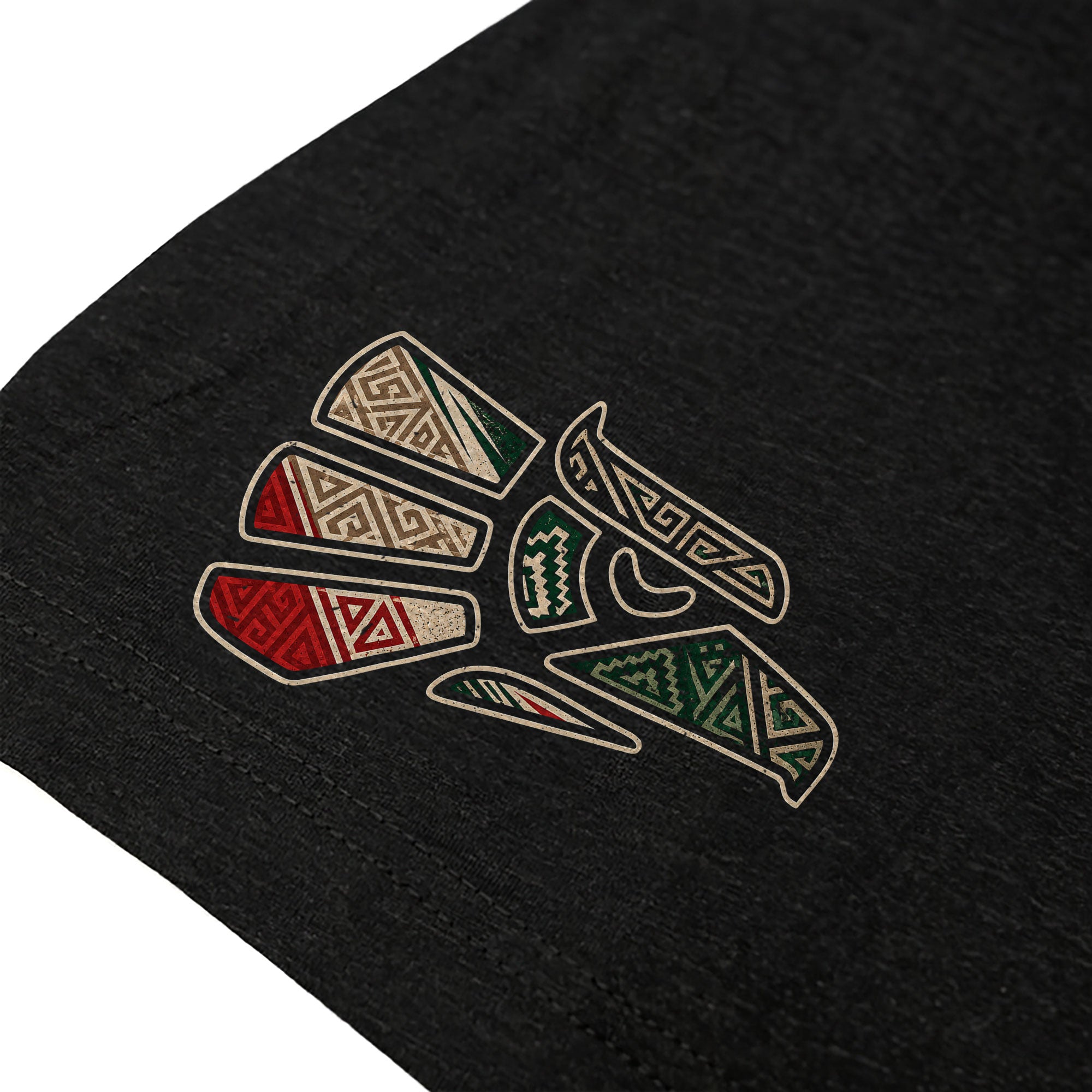 Mexico Ancient Culture Graphic T-Shirt Aztec Inspired Design Casual Cotton Short Sleeve Tee