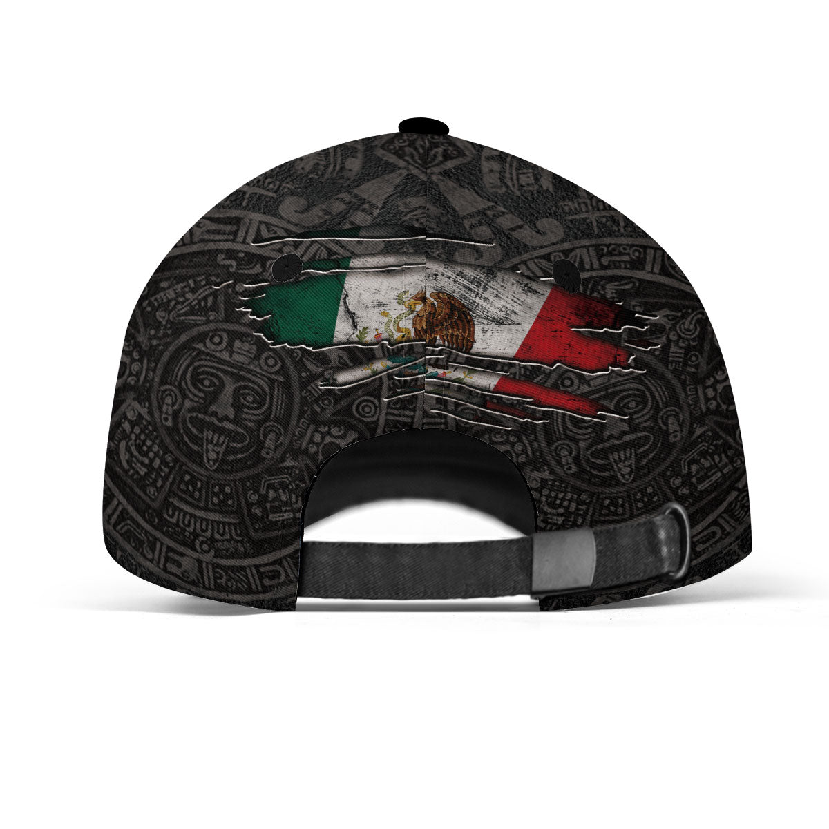 Custom Mexico USA Flag Eagle Heritage Pride Aztec Roots Unity Design Hat