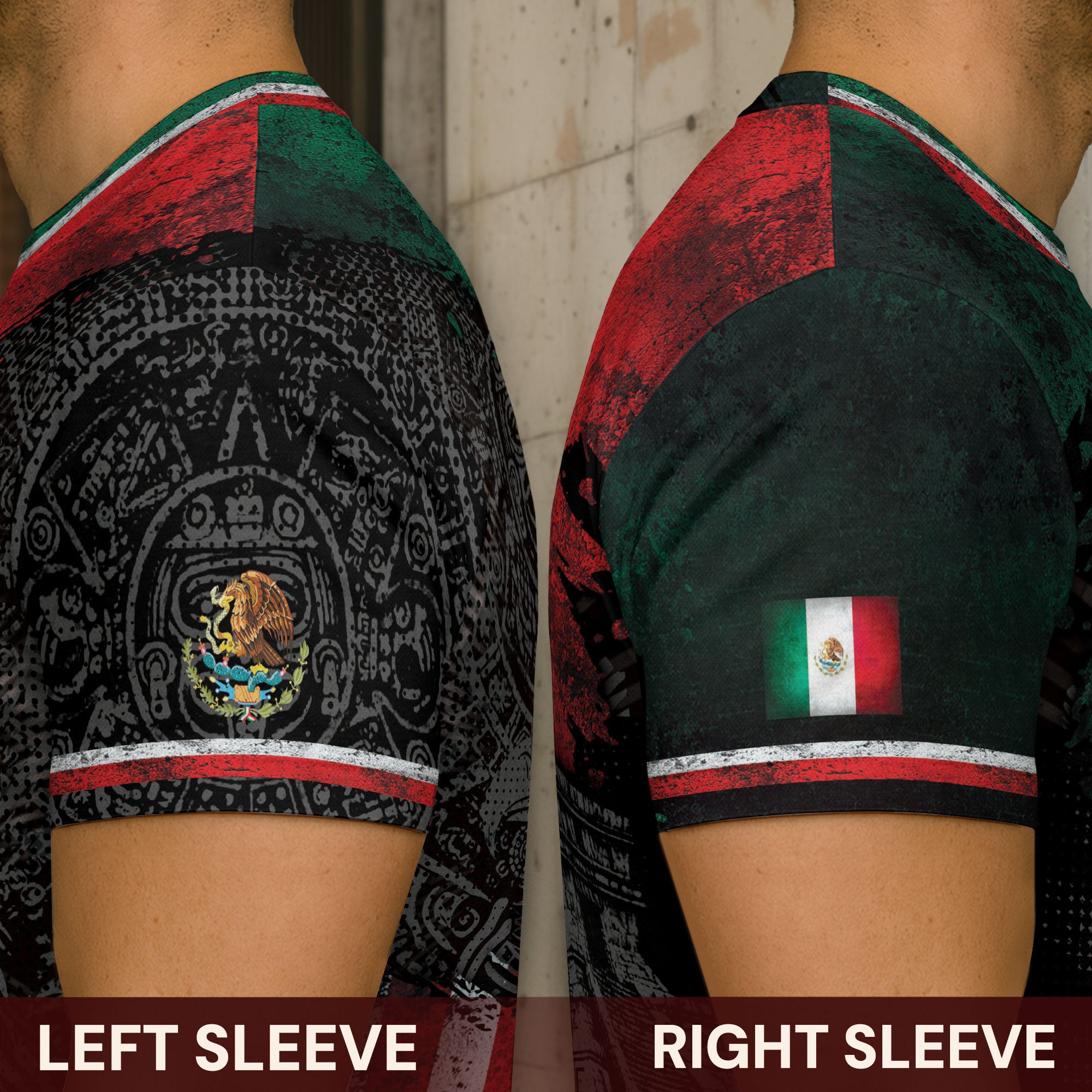 Mexico USA Flag Eagle Heritage Power Unity Identity Shirt