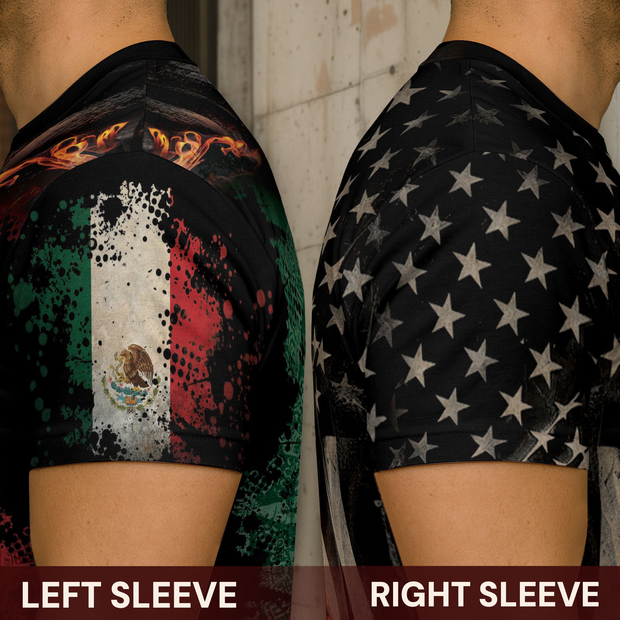 Mexico USA Flag Pyramid Heritage Pride Warrior Spirit Shirt