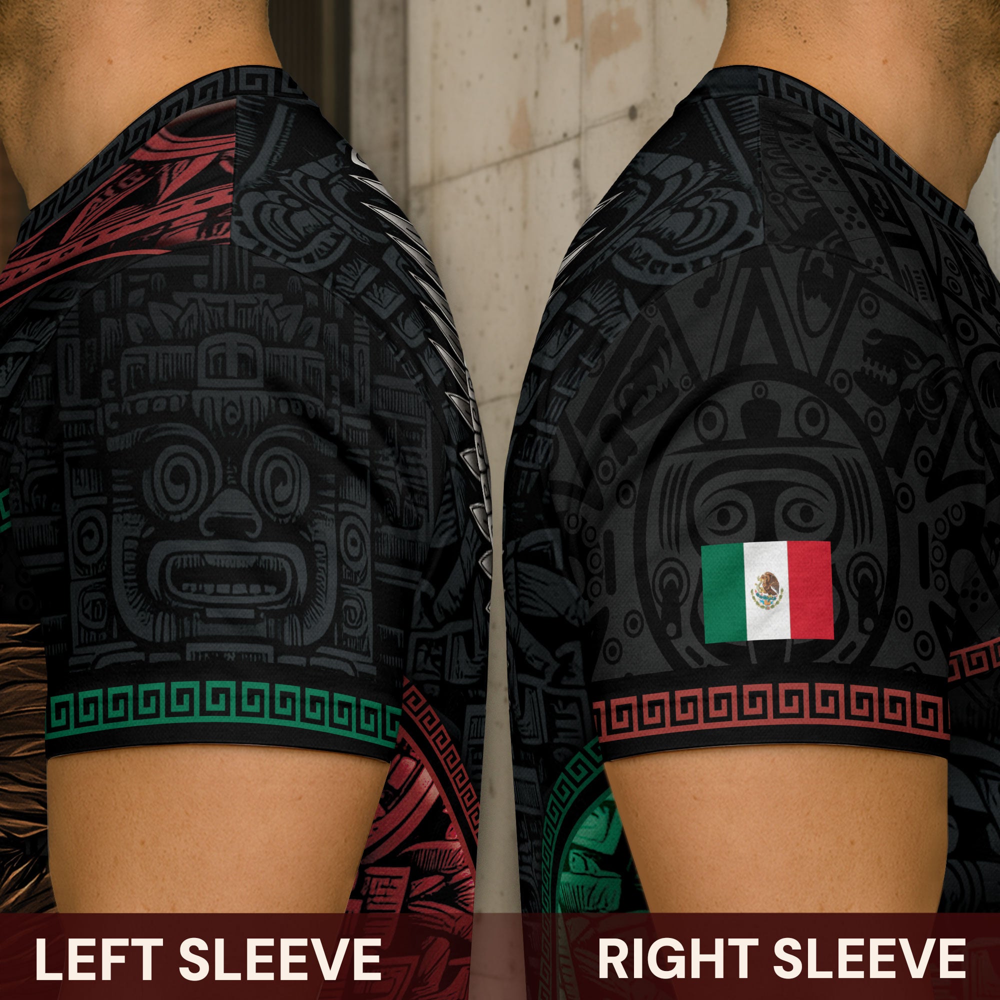 Mexico Flag Aztec Eagle Warrior Heritage Pride Spirit Legacy Shirt