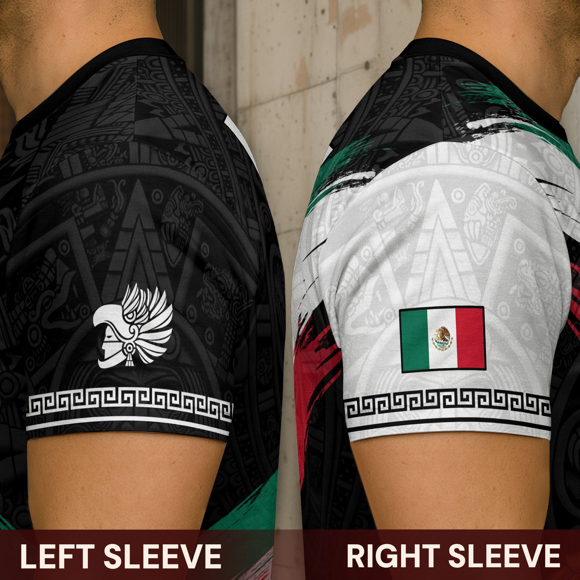 Mexico Flag Eagle Aztec Pyramid Heritage Pride Warrior Spirit Shirt