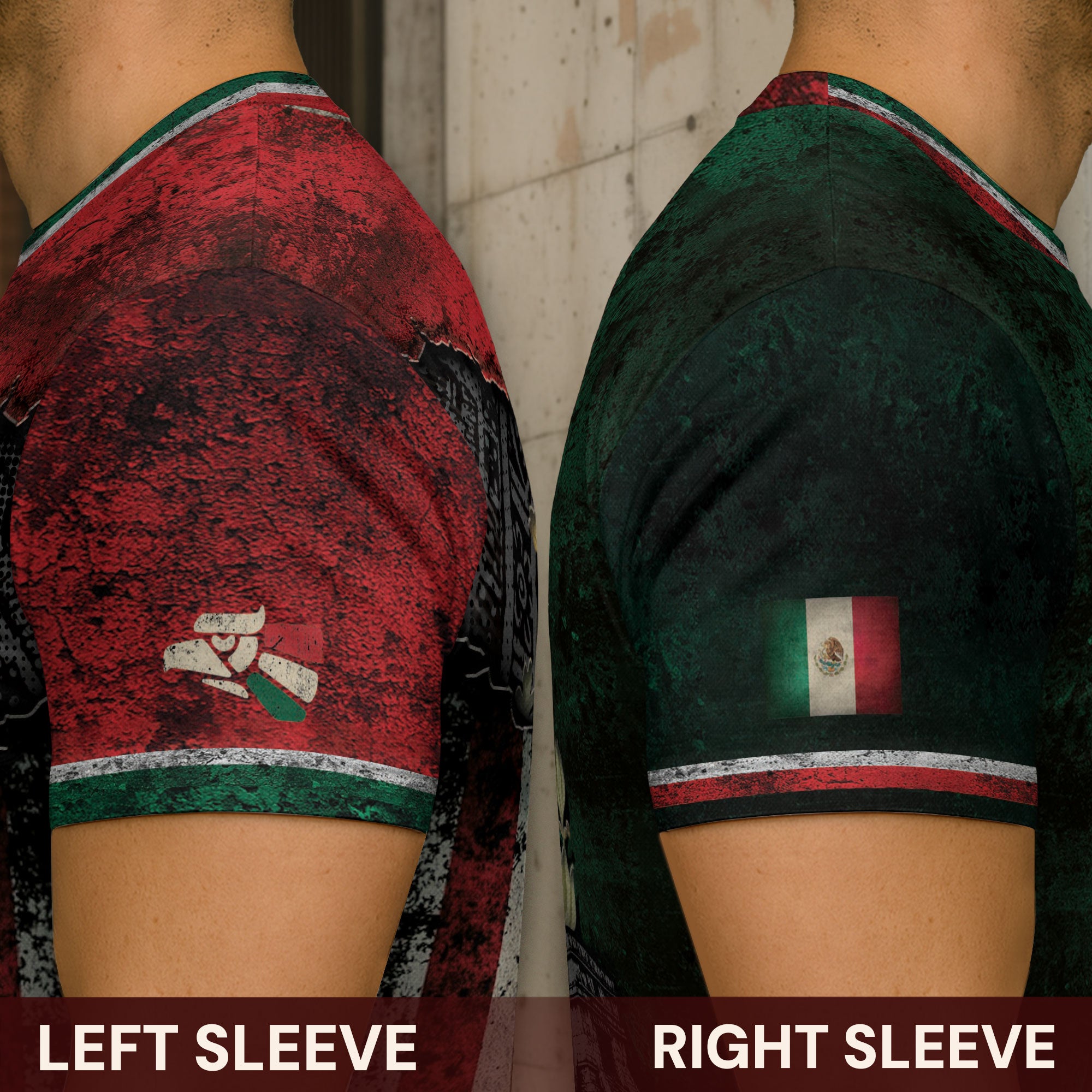 Mexico USA Flag Eagle Aztec Pyramid Vintage Heritage Unity Pride Shirt