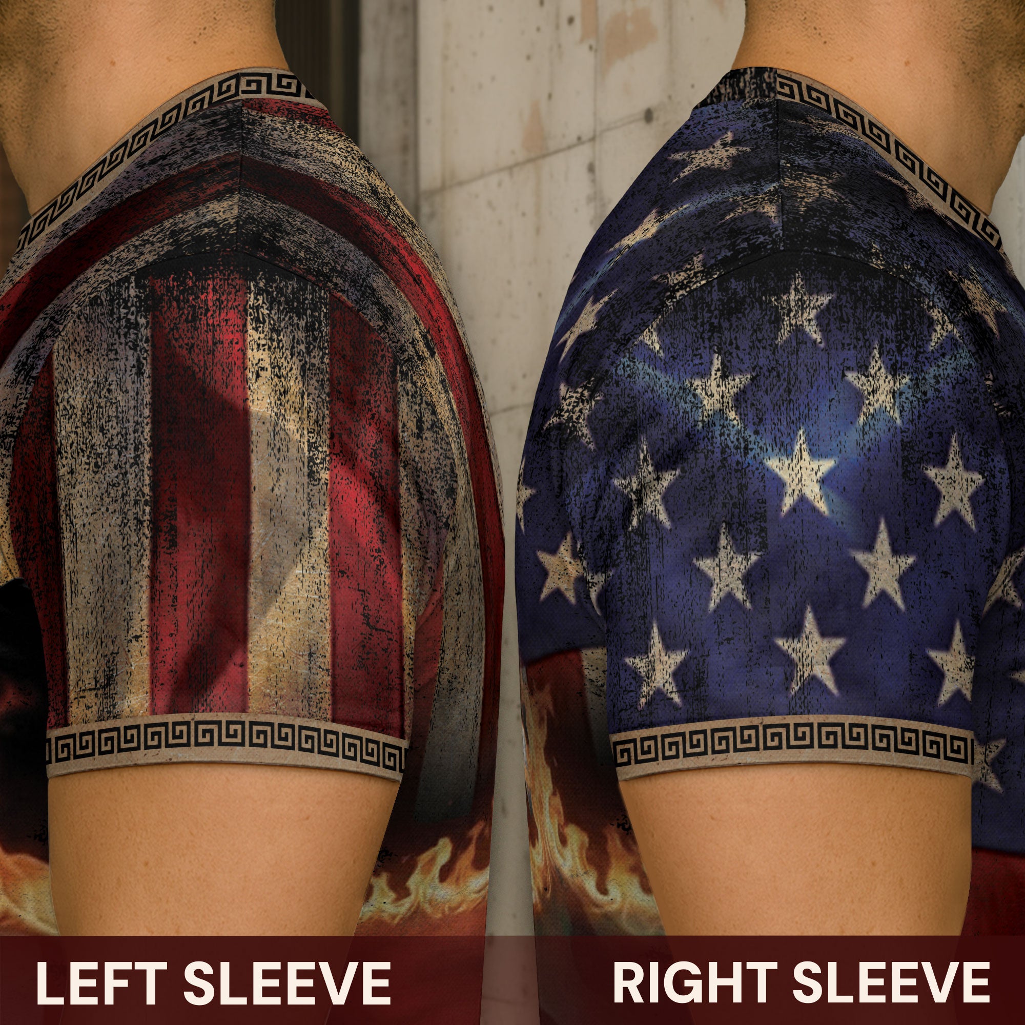 Mexico and USA Flag Burned Fusion Heritage Pride Shirt