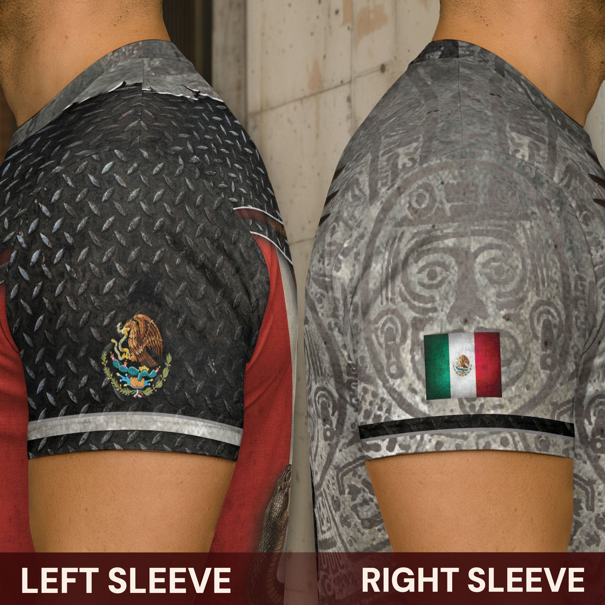 Mexican Eagle Serpent Aztec Pyramid Heritage Warrior Shirt