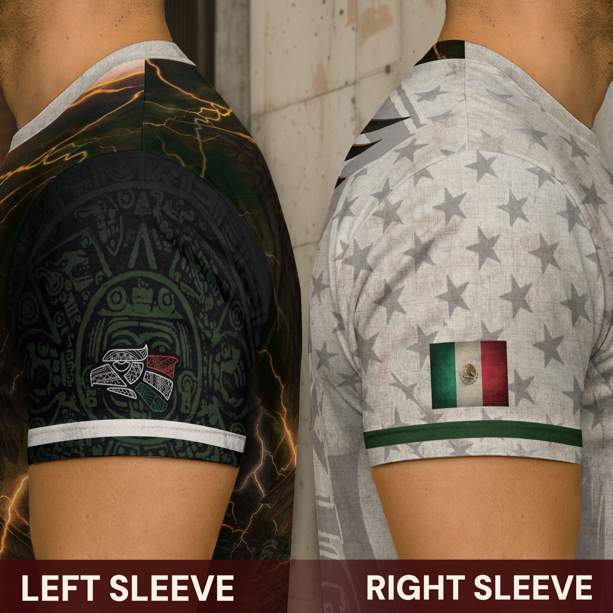 Mexican Eagle Lightning Aztec Pyramid Heritage Pride Shirt