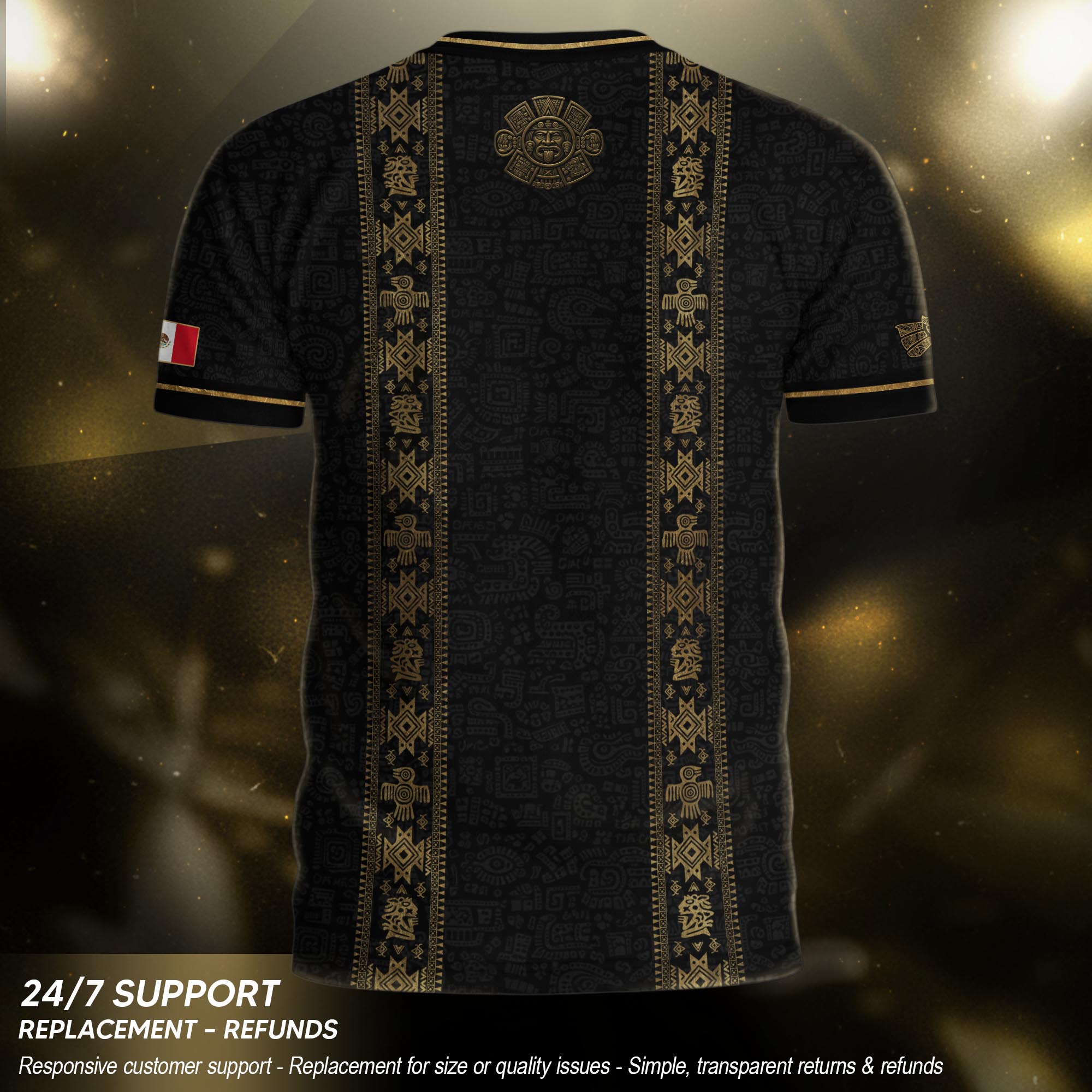 Mexico Soccer Legacy Jersey Black Gold, Inspired by Culture and National Identity