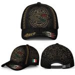 Mexico Aztec Eagle Symbol Calendar Heritage Pride Power Culture Roots Hat