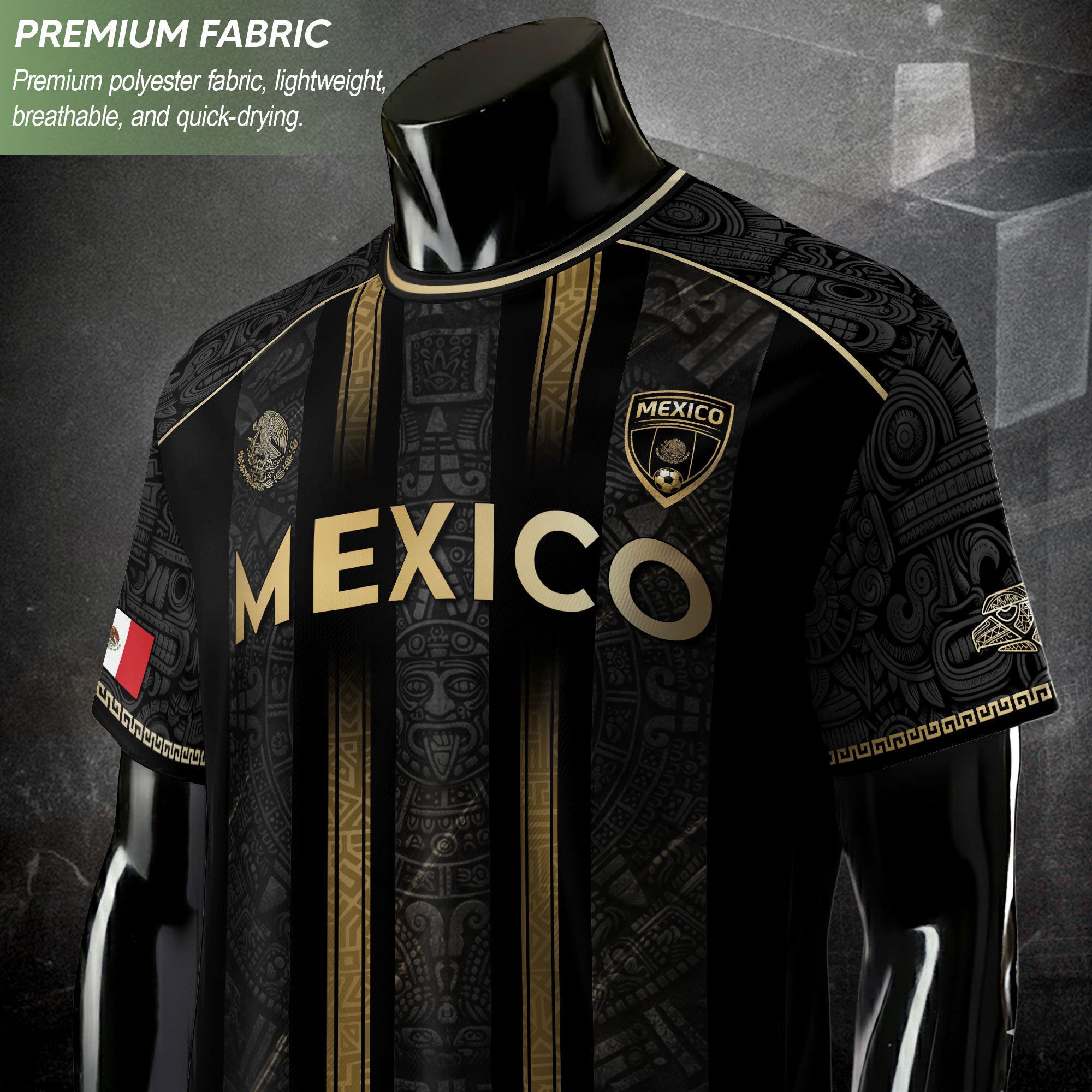 Mexico Soccer Legacy Jersey Gold Black, Tradition, Unity, and Cultural Pride