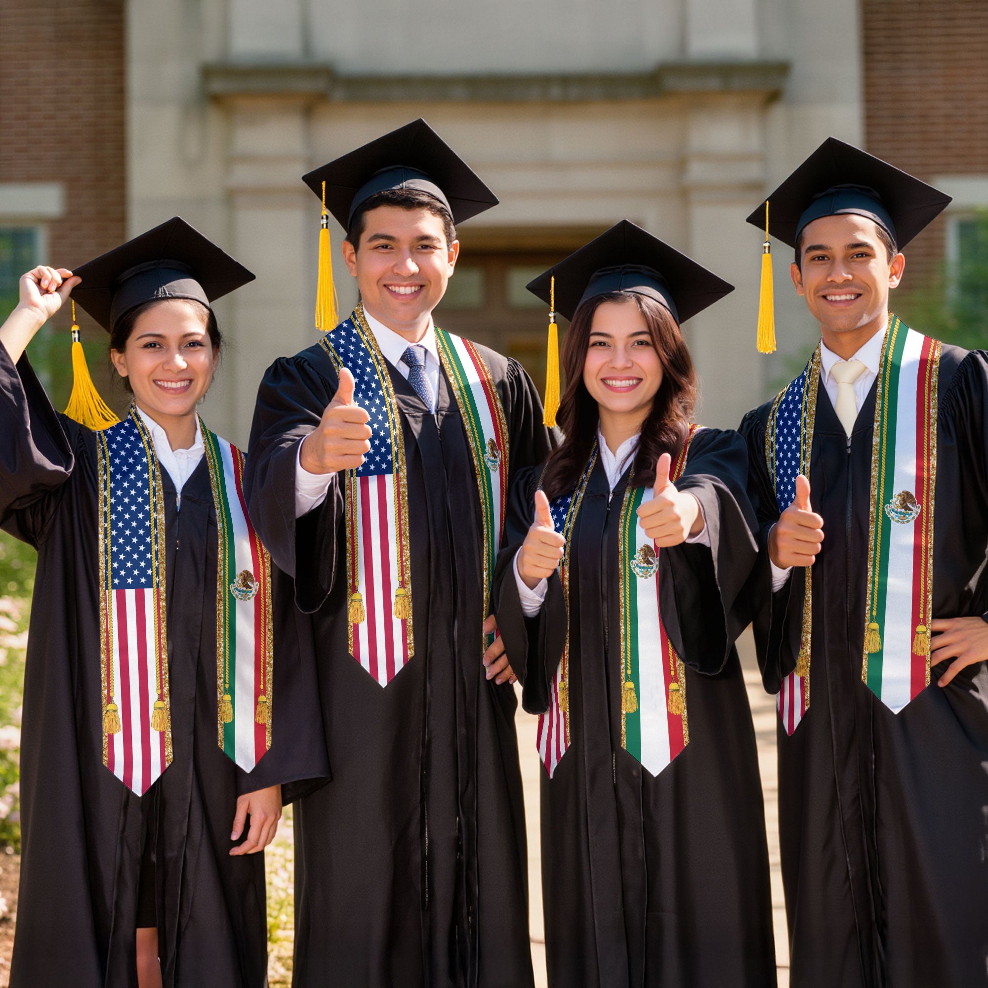 Mexican Stole Mexico 2026, Graduation Sash for Graduate Students