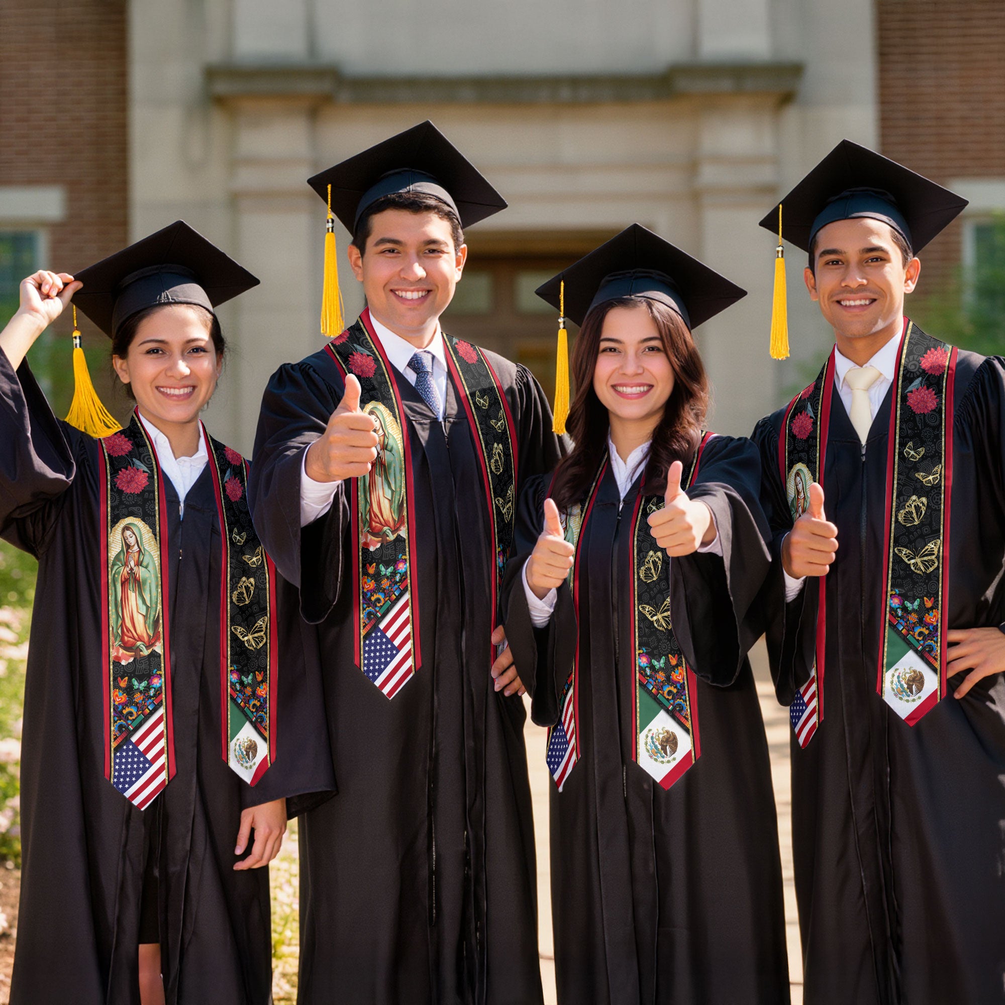 Mexican Graduate Stole Mexico 2026, Graduation Sash for Ceremony