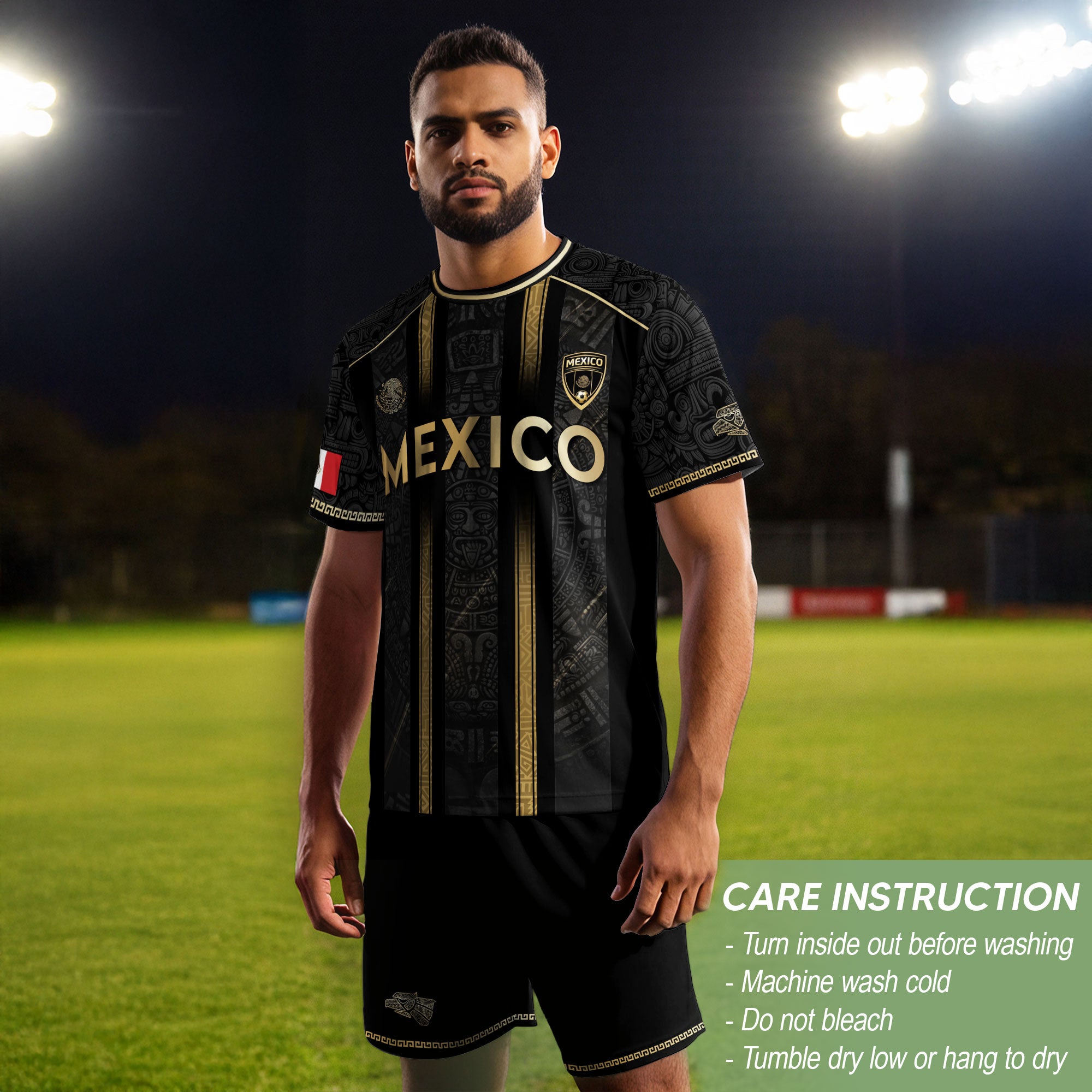 Mexico Soccer Legacy Jersey Gold Black, Tradition, Unity, and Cultural Pride