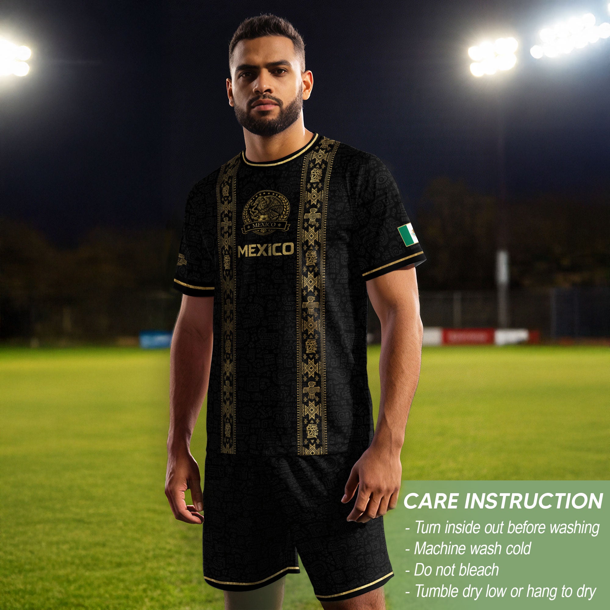 Mexico Soccer Legacy Jersey Black Gold, Inspired by Culture and National Identity