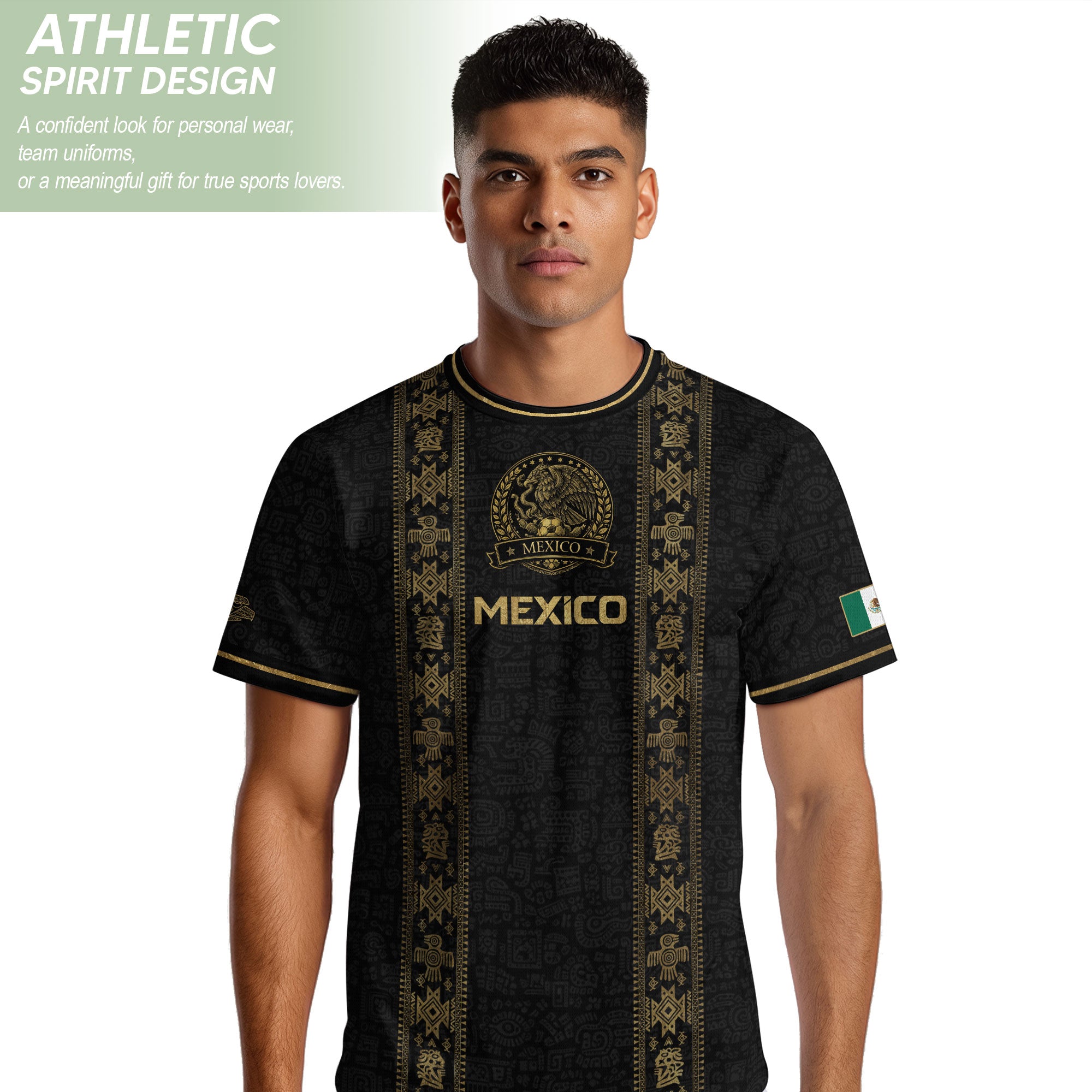 Mexico Soccer Legacy Jersey Black Gold, Inspired by Culture and National Identity