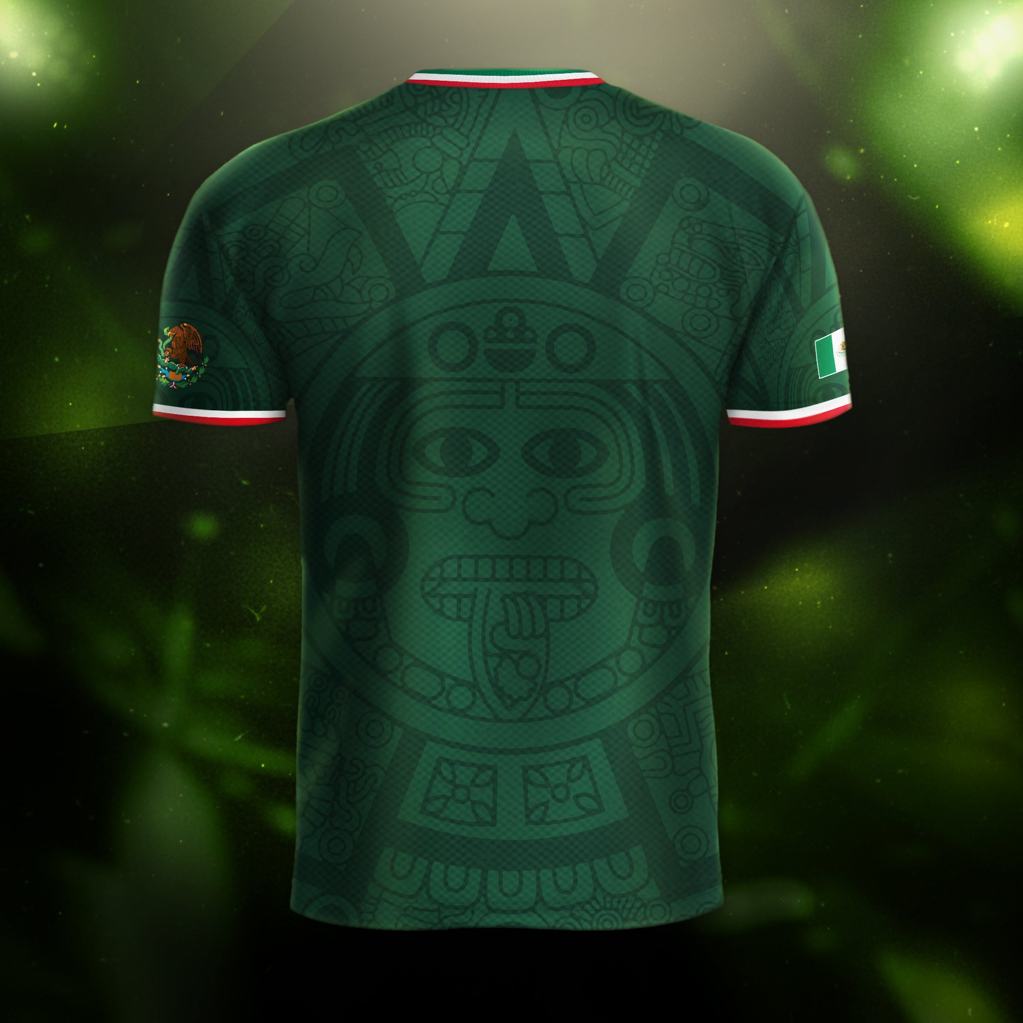 Mexico Virgin Of Guadalupe Green Heritage Soccer Jersey