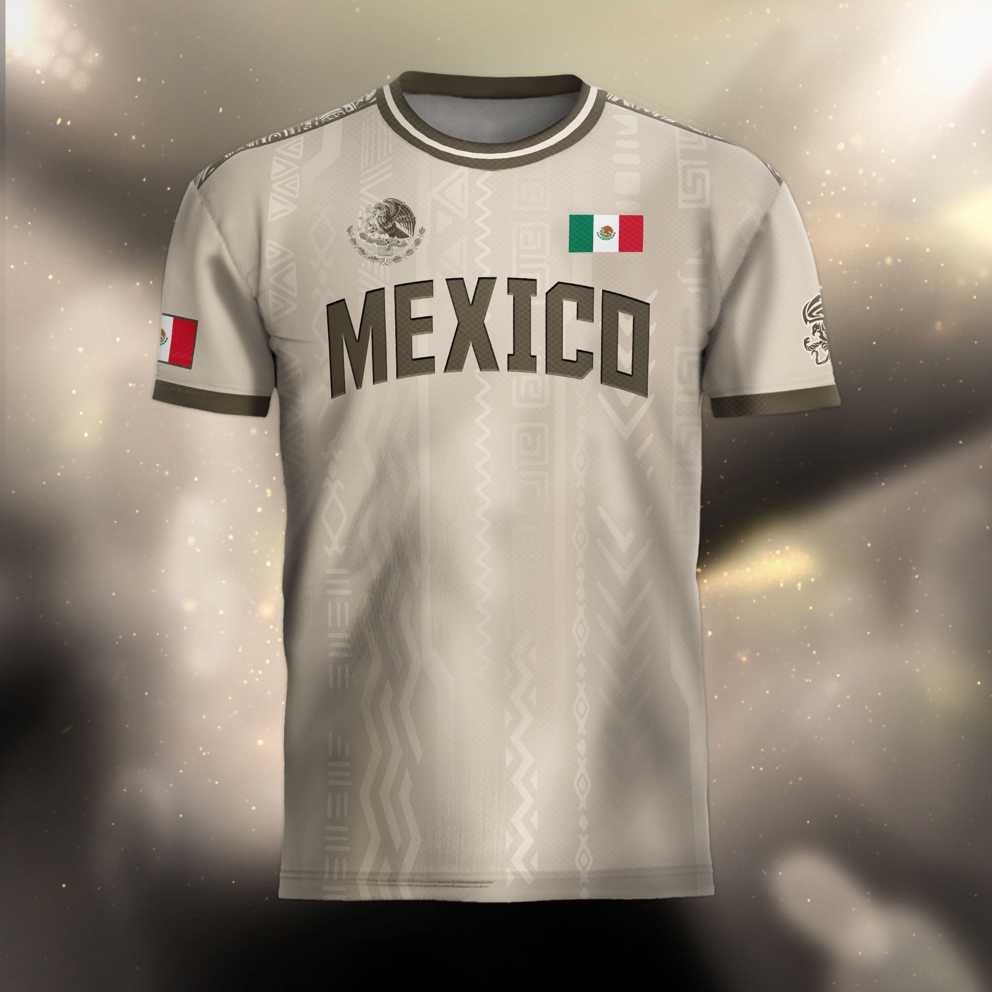 Mexico Aztec Eagle Devouring Serpent Soccer Jersey