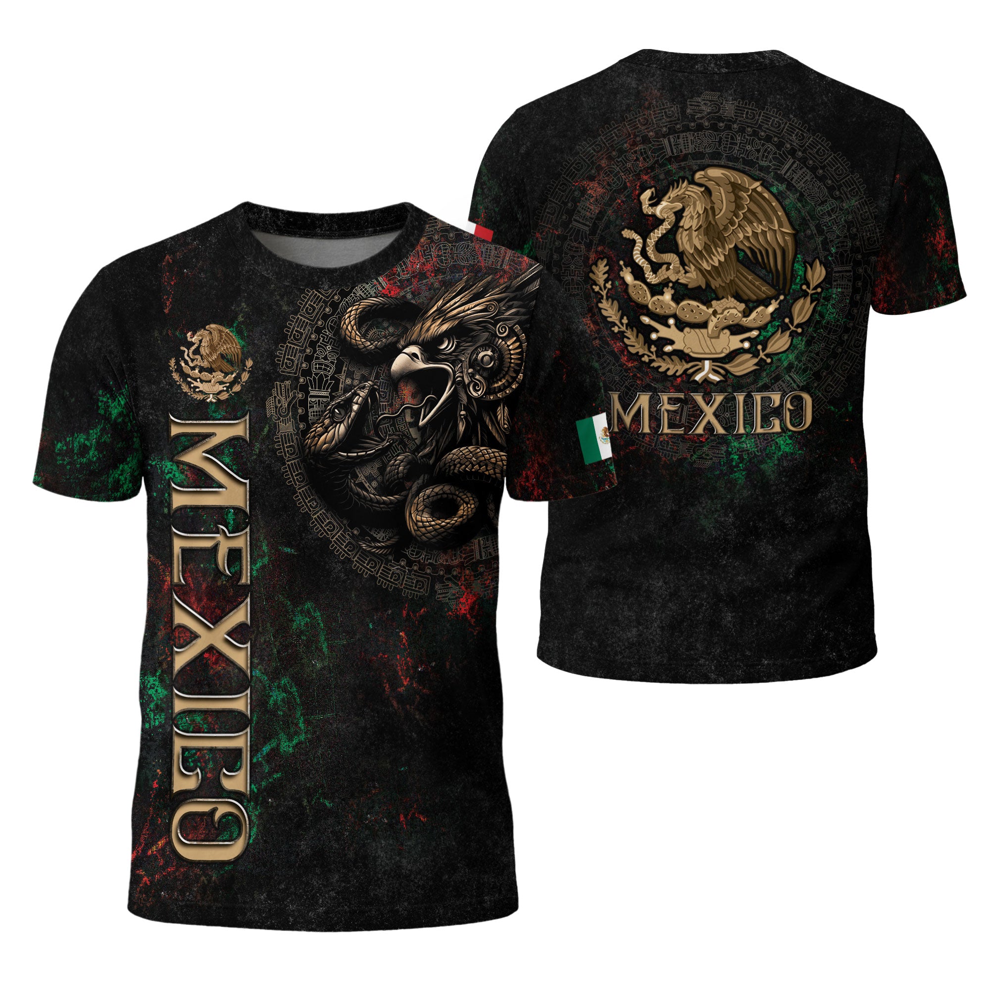 Mexico Eagle Serpent Aztec Heritage Pride Warrior Legacy Culture Shirt