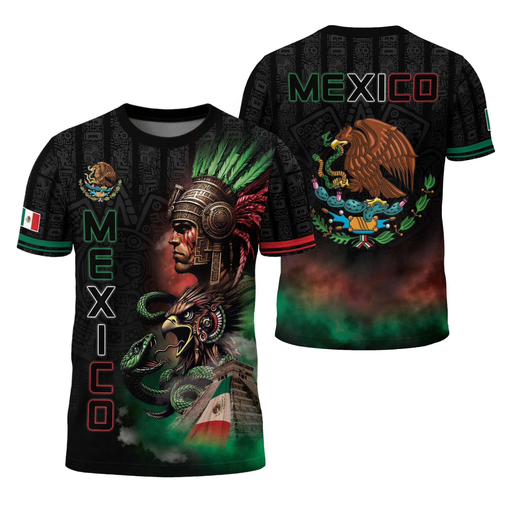 Mexico Aztec Warrior Eagle Heritage Spirit Pride Legacy Culture Shirt