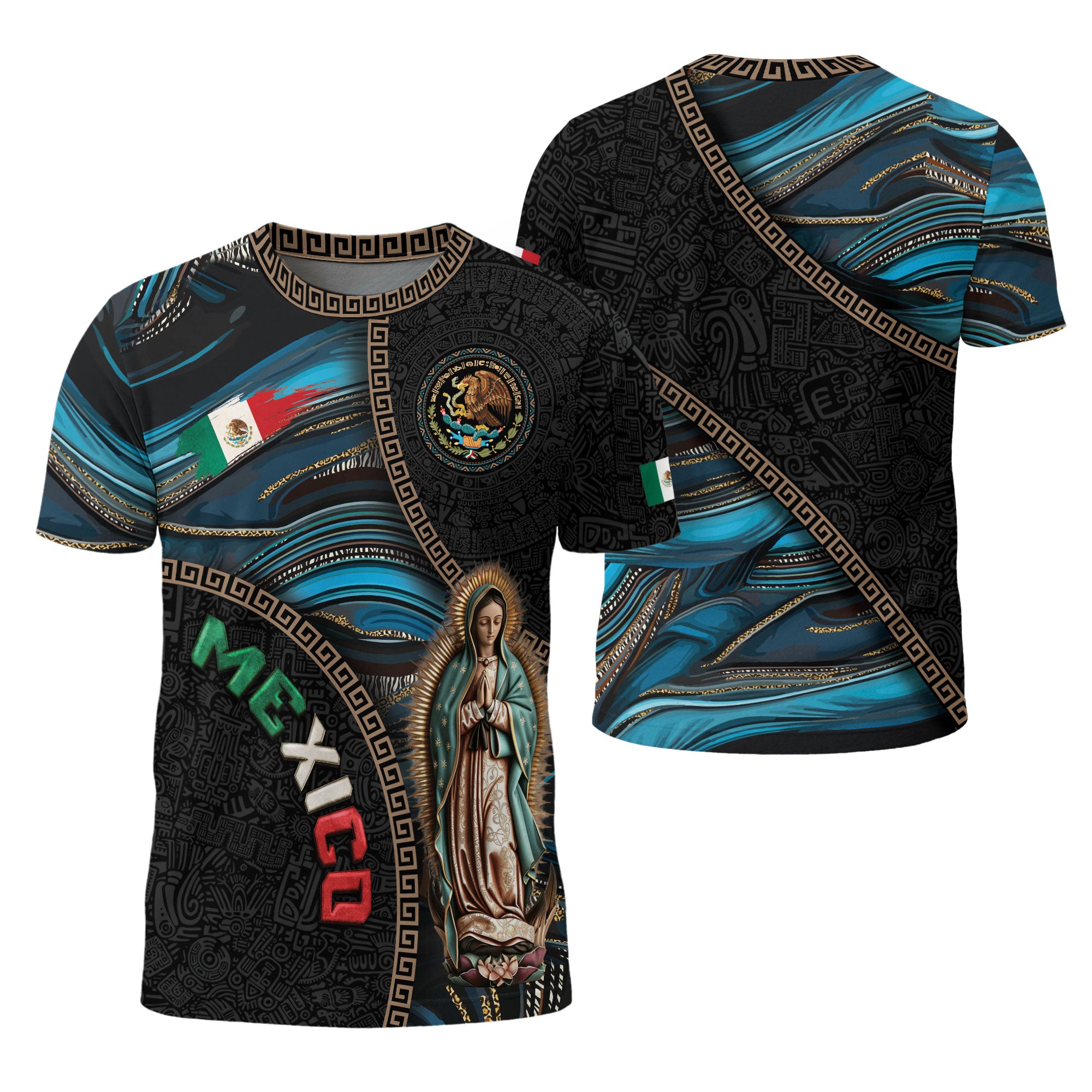 Mexico Guadalupe Aztec Heritage Pride Culture Spirit Legacy Shirt