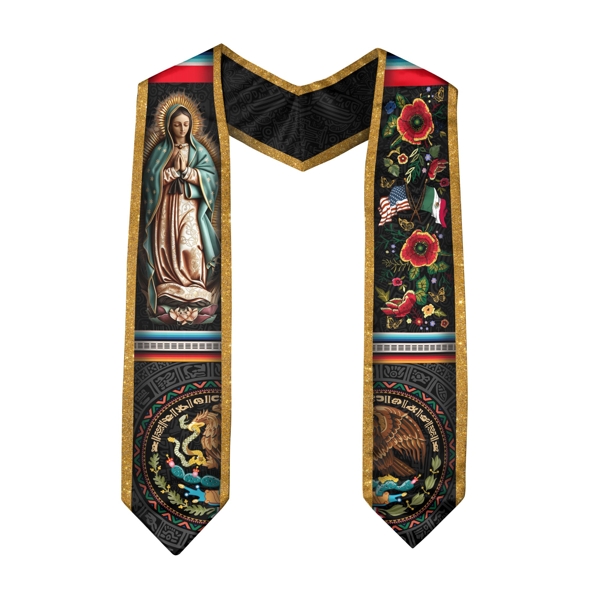 Graduation Stole Mexico 2026, Mexican Sash for Graduate Outfit