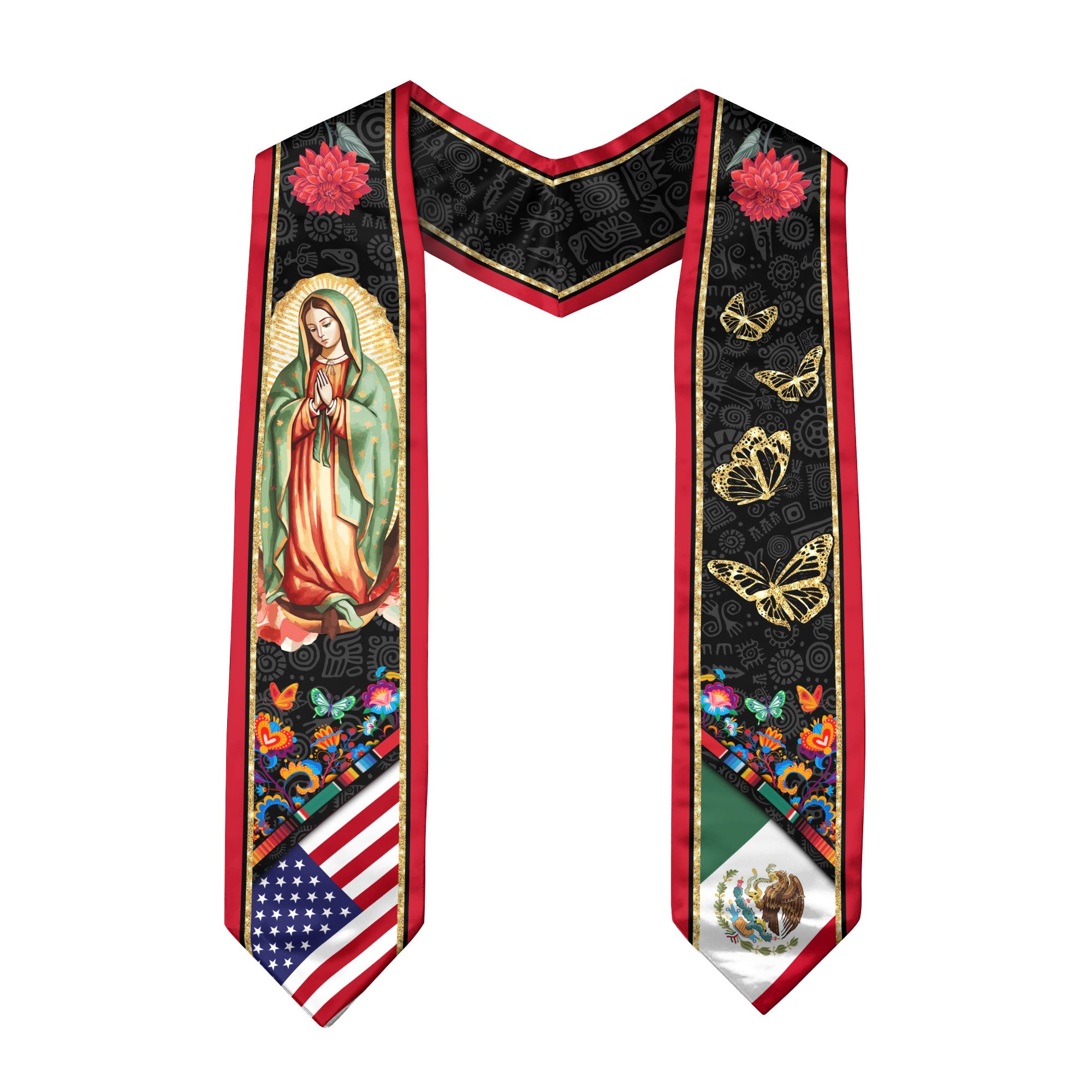 Mexican Graduate Stole Mexico 2026, Graduation Sash for Ceremony