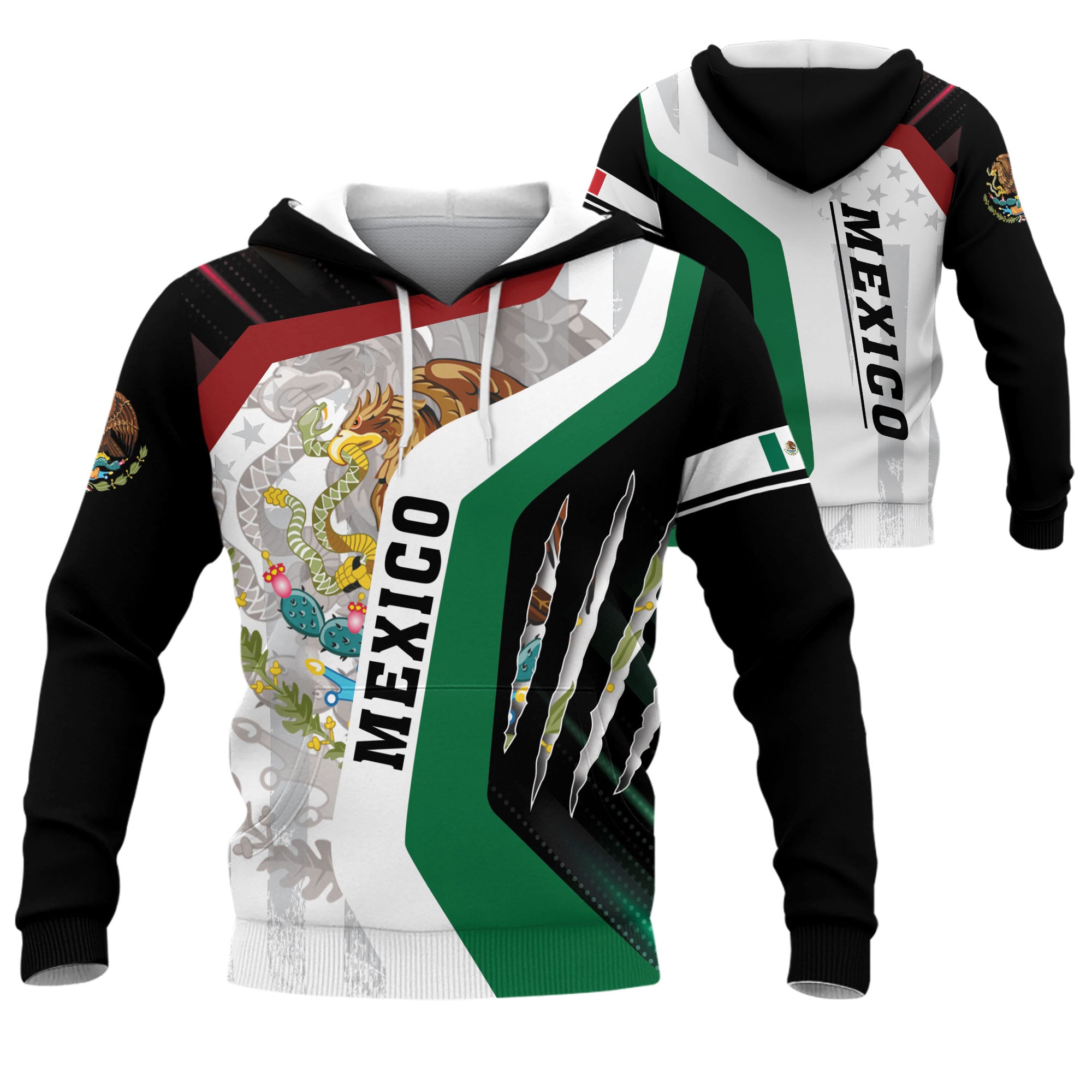 Sudadera con capucha del calendario azteca de piedra solar de México, símbolo antiguo, herencia, orgullo guerrero