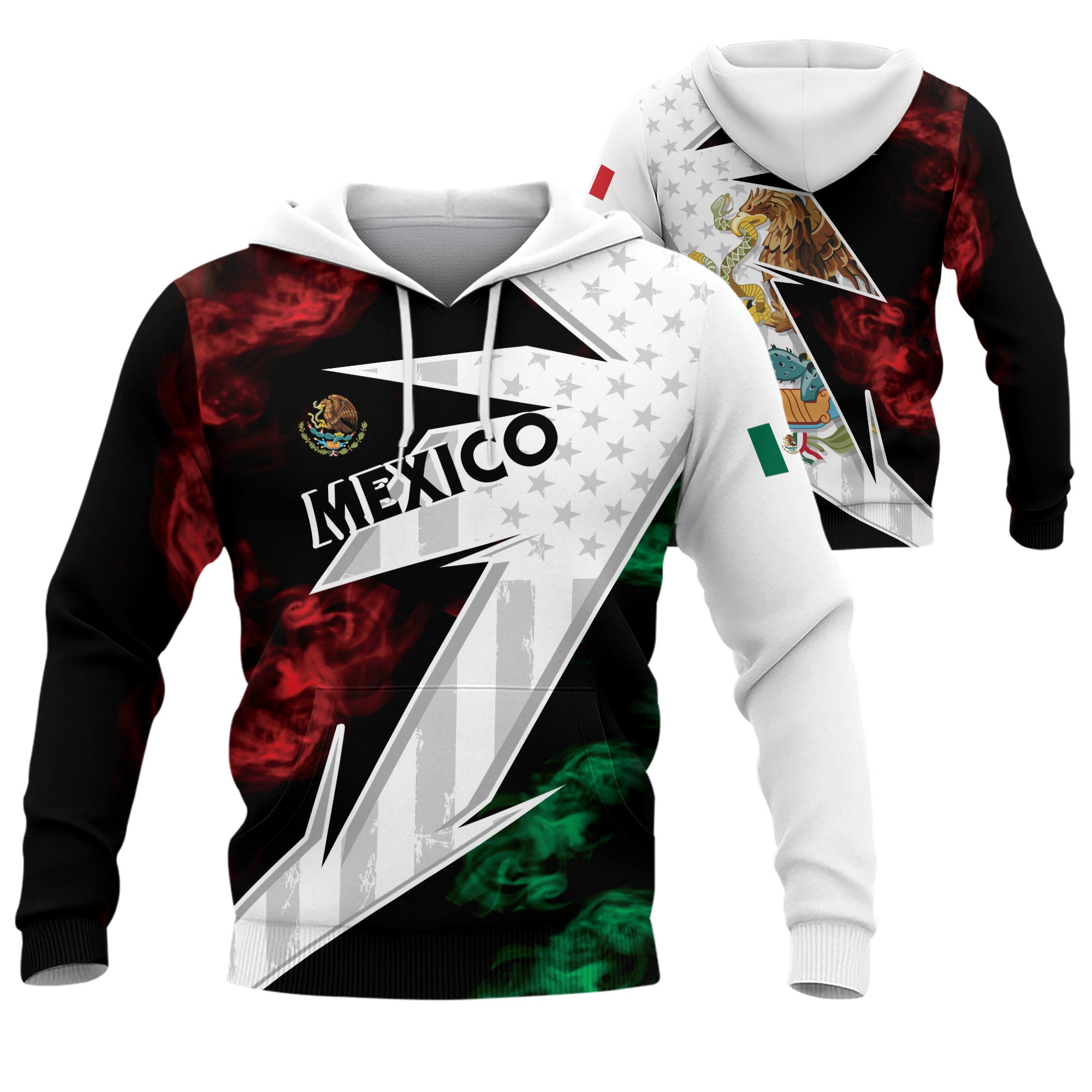 Sudadera con capucha del calendario azteca de piedra solar de México, símbolo antiguo, herencia, orgullo guerrero